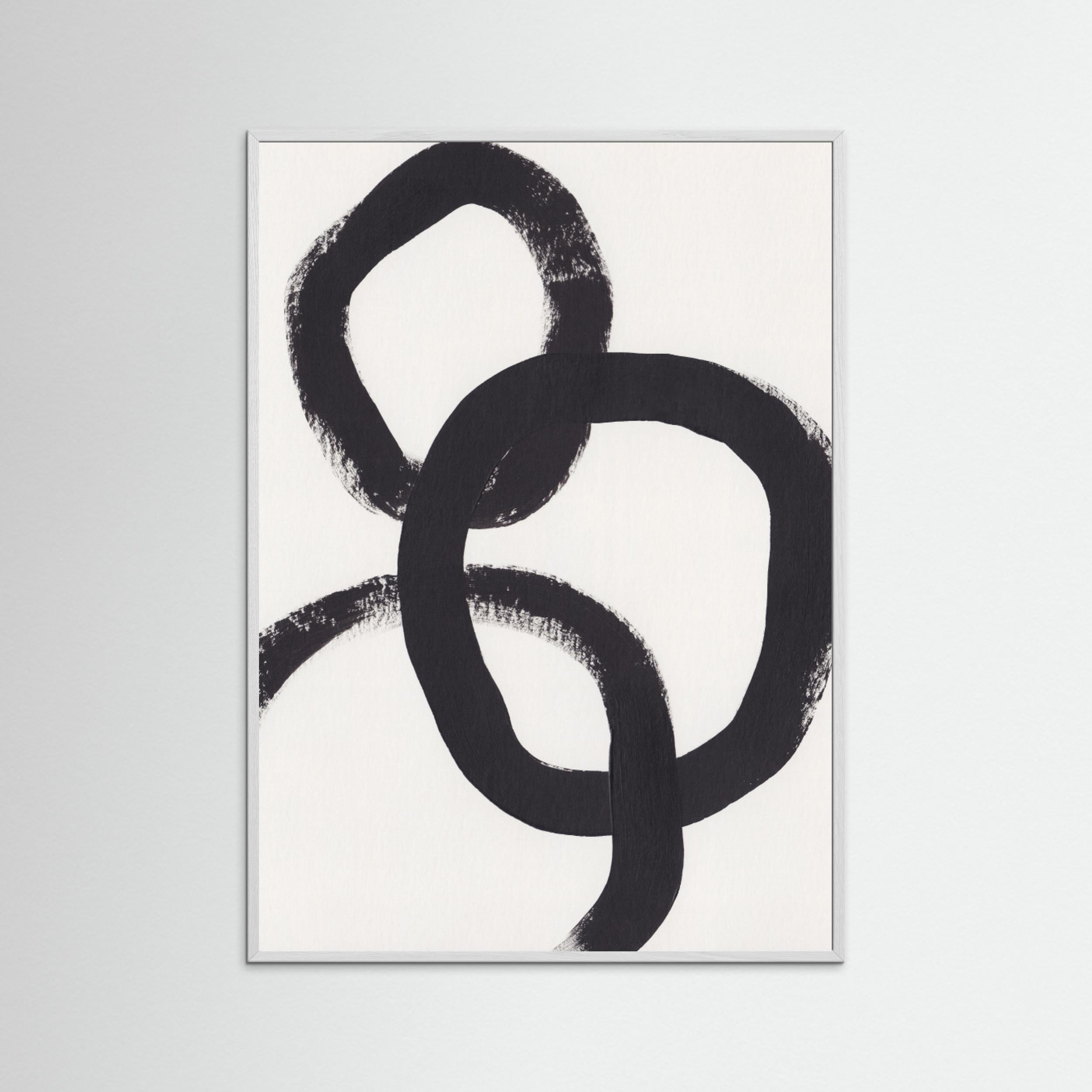 Acrylic Circles by Alisa Galitsyna - Fine Art Paper Print - dreamtprint.art - 14 x 21 cm / 5 x 8″ (A5)