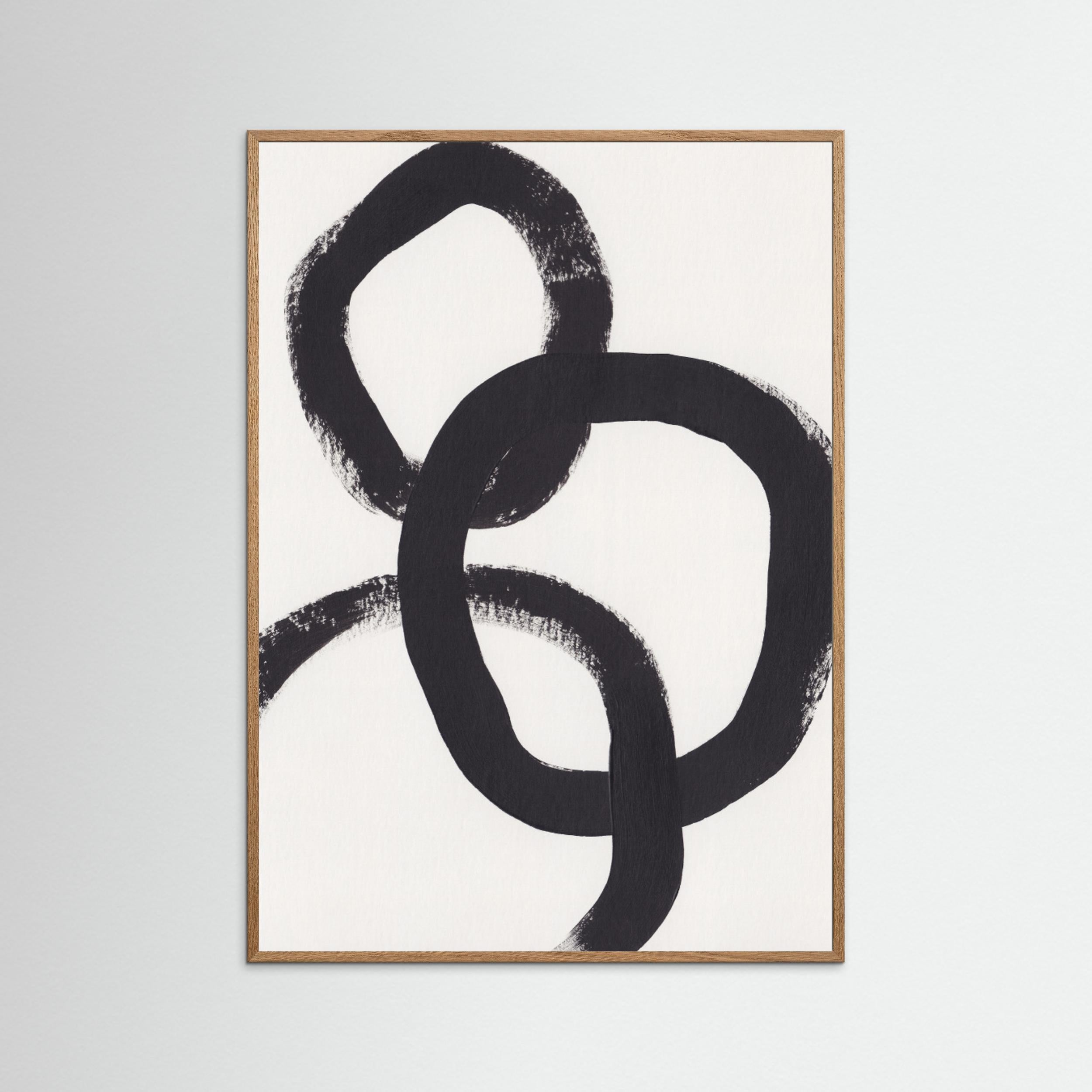 Acrylic Circles by Alisa Galitsyna - Fine Art Paper Print - dreamtprint.art - 14 x 21 cm / 5 x 8″ (A5)