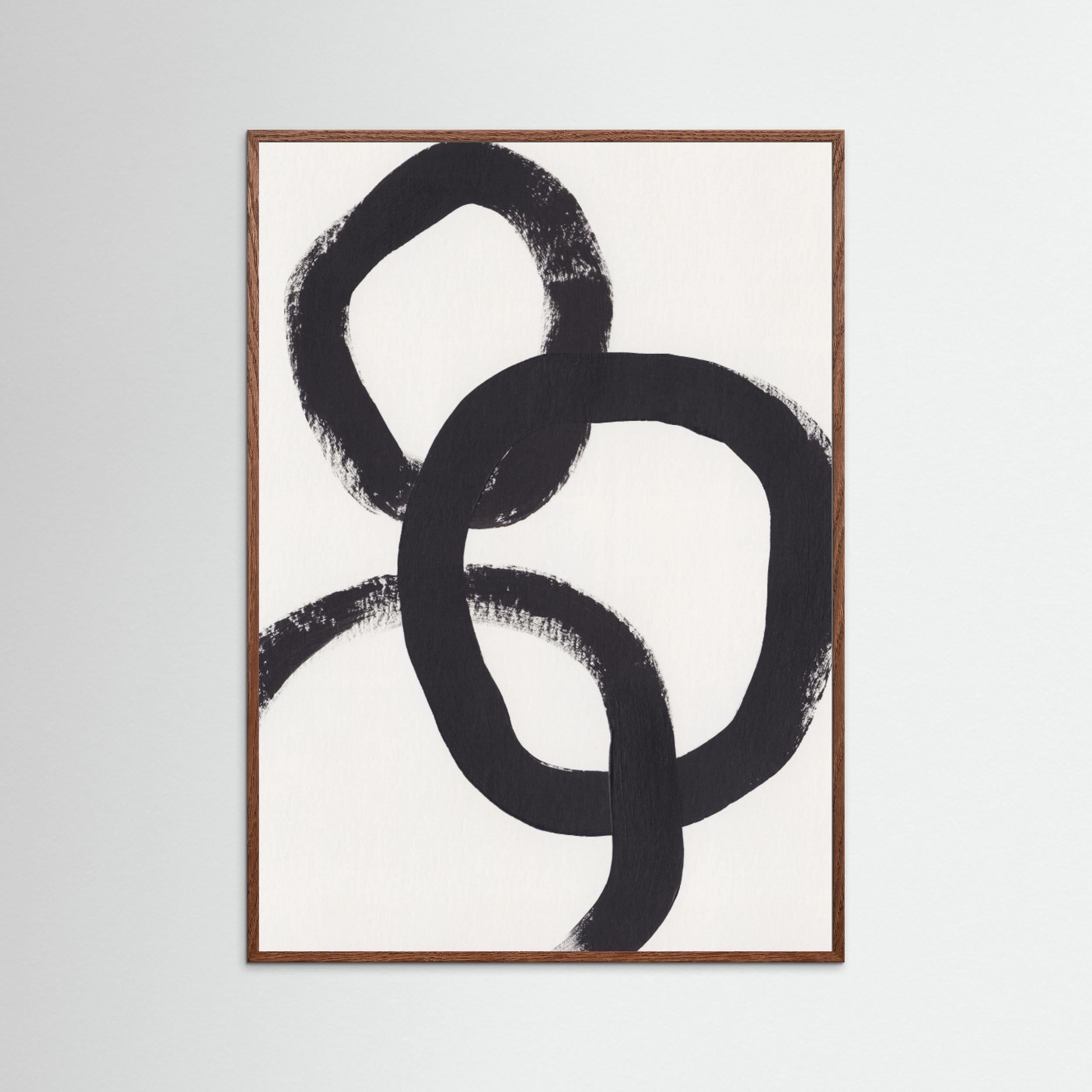 Acrylic Circles by Alisa Galitsyna - Fine Art Paper Print - dreamtprint.art - 14 x 21 cm / 5 x 8″ (A5)