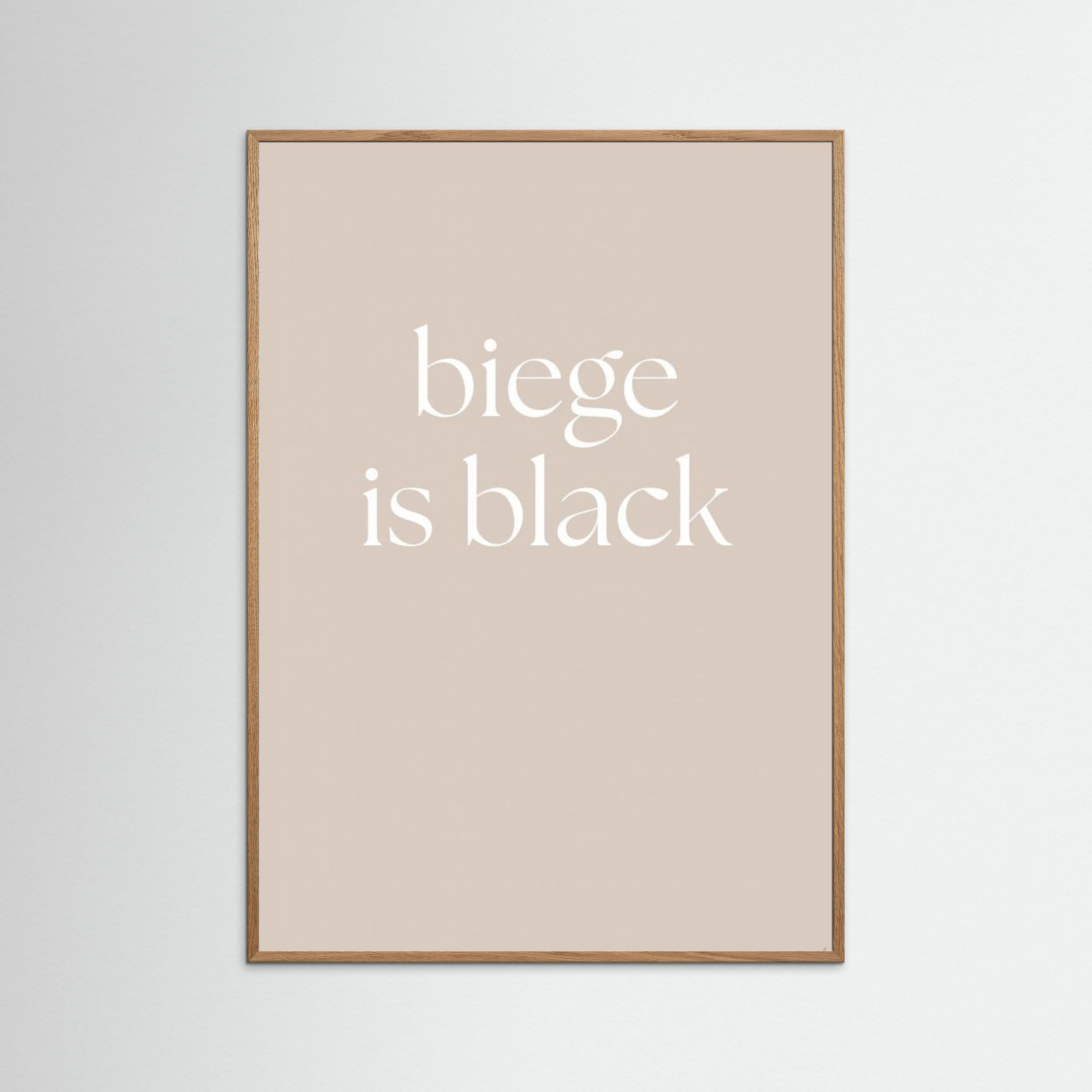 Biege Is Black by Anne Marie Volfova