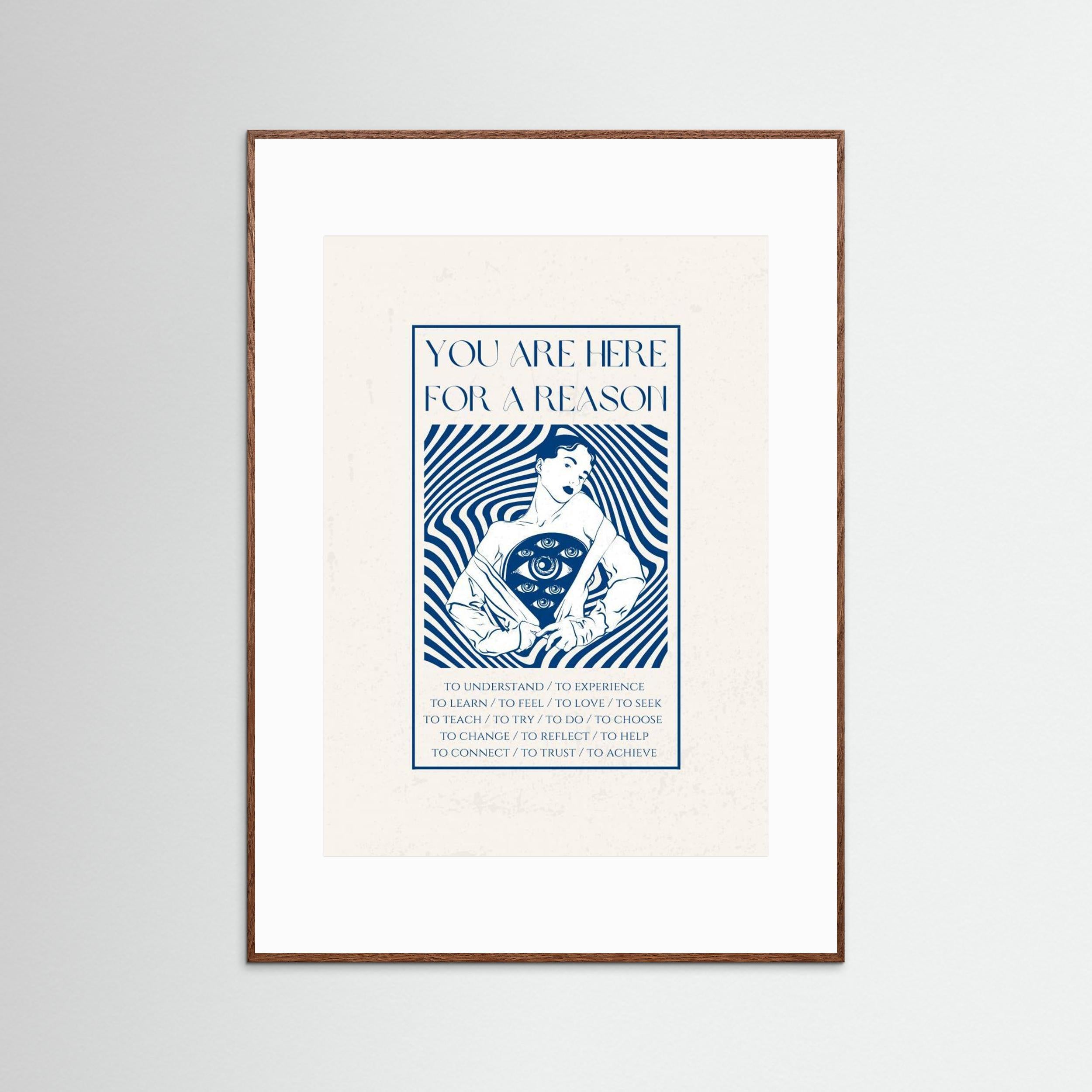 Stylized Human Figure Revealing Multiple Eyes On The chest by Nazma Khokhar