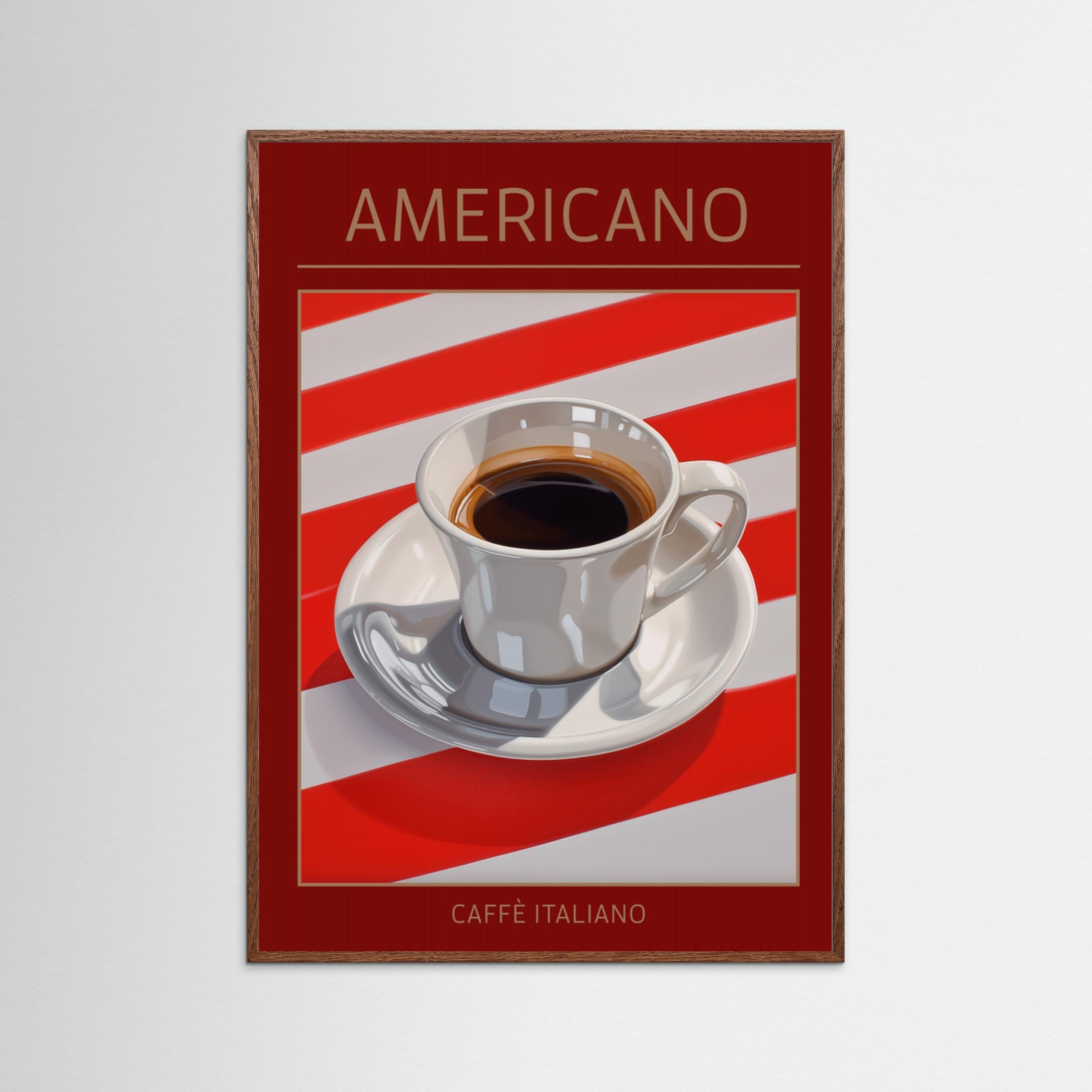 Americano Coffee by Andreas Magnusson - Fine Art Paper Print - dreamtprint.art - 14 x 21 cm / 5 x 8″ (A5)