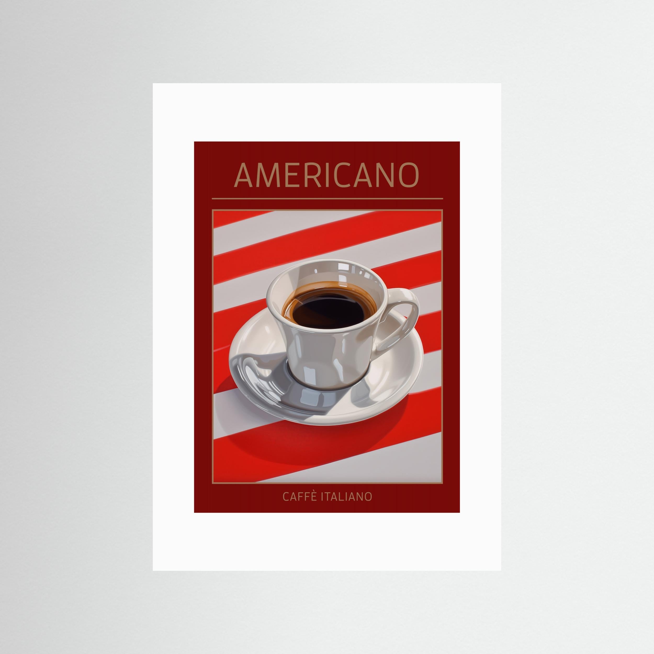 Americano Coffee by Andreas Magnusson - Fine Art Paper Print - dreamtprint.art - 14 x 21 cm / 5 x 8″ (A5)