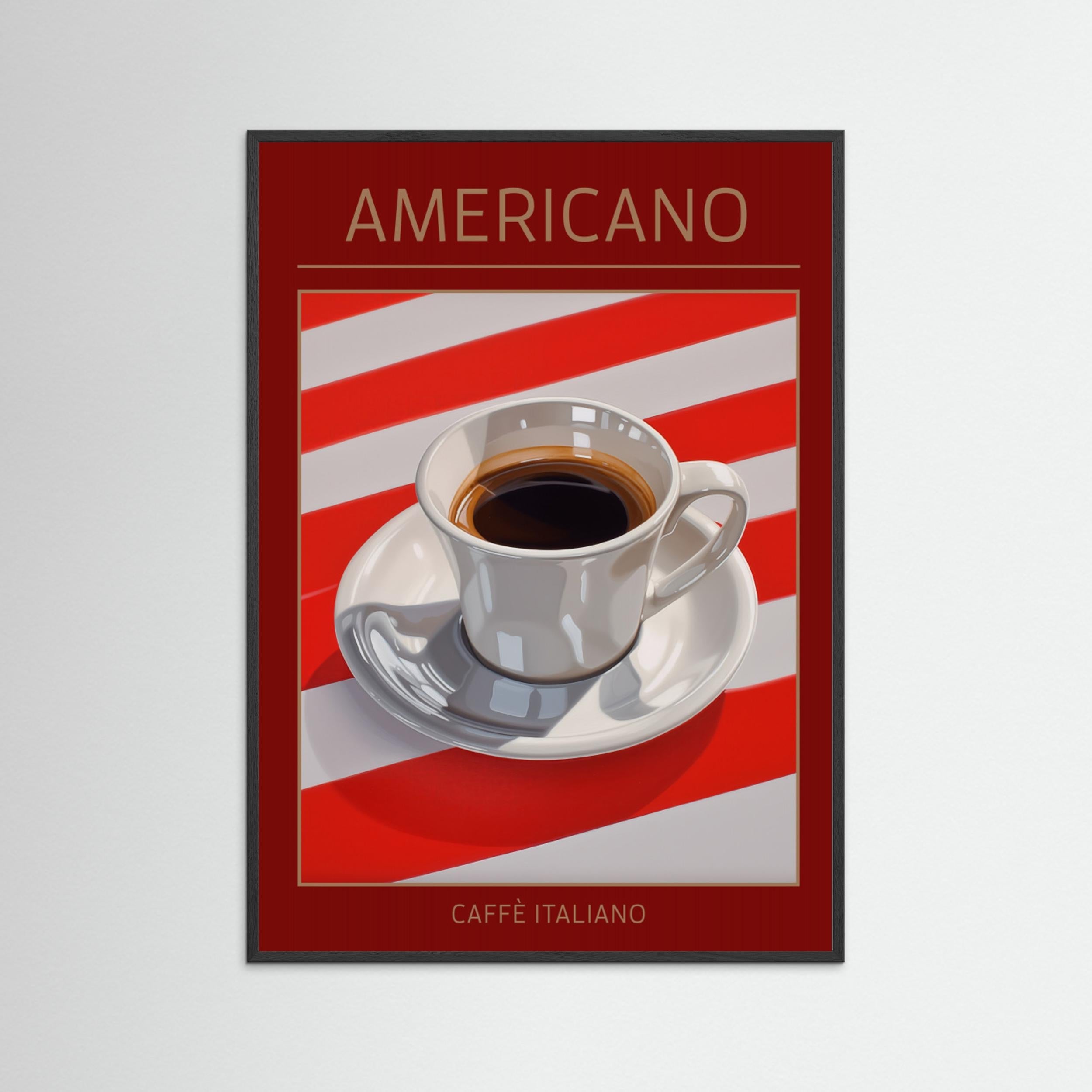 Americano Coffee by Andreas Magnusson - Fine Art Paper Print - dreamtprint.art - 14 x 21 cm / 5 x 8″ (A5)