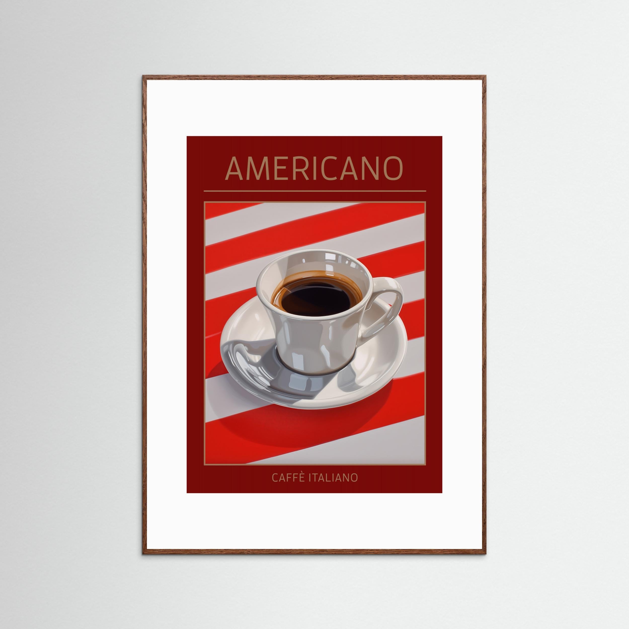 Americano Coffee by Andreas Magnusson - Fine Art Paper Print - dreamtprint.art - 14 x 21 cm / 5 x 8″ (A5)