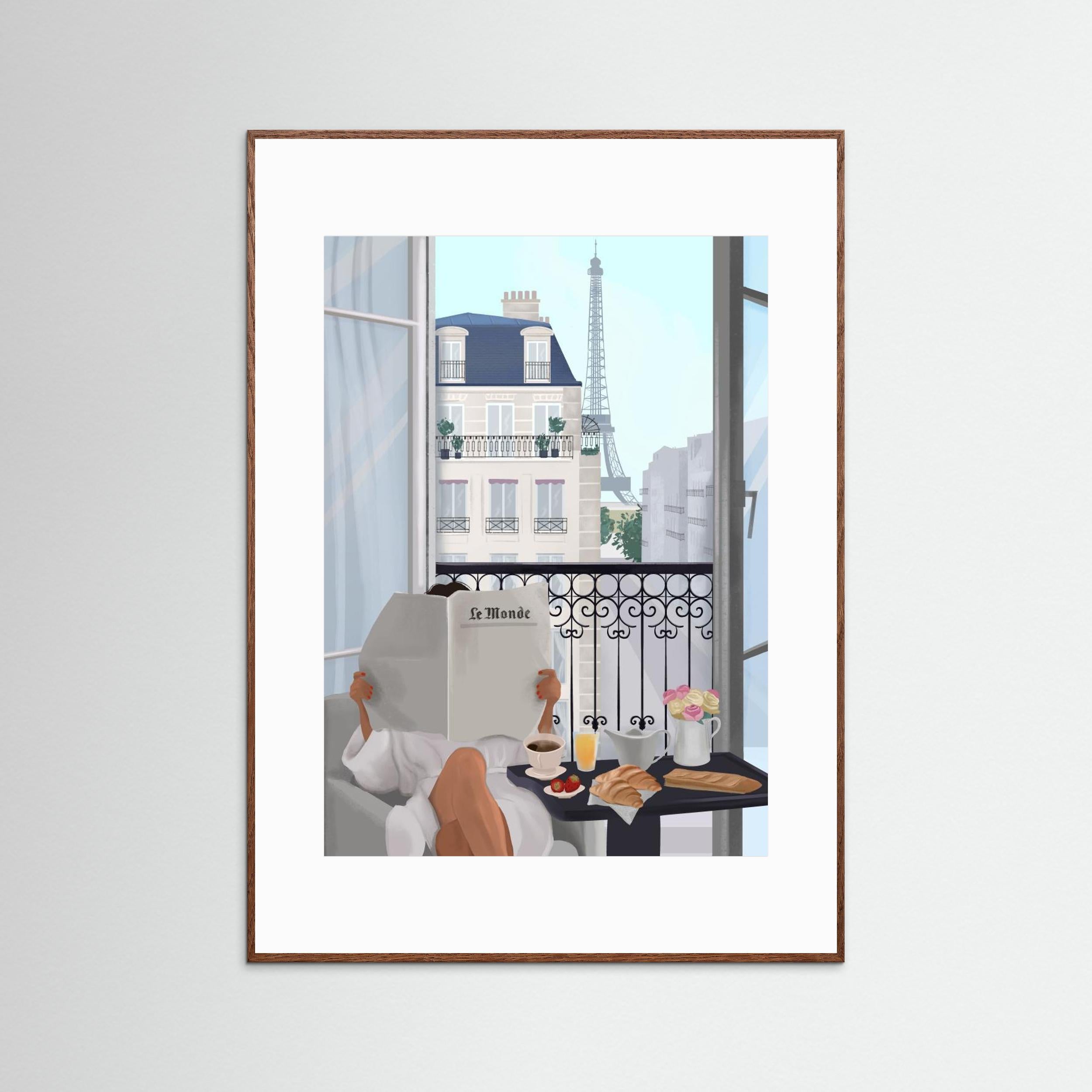 Paris Balcony by Petra Lizde