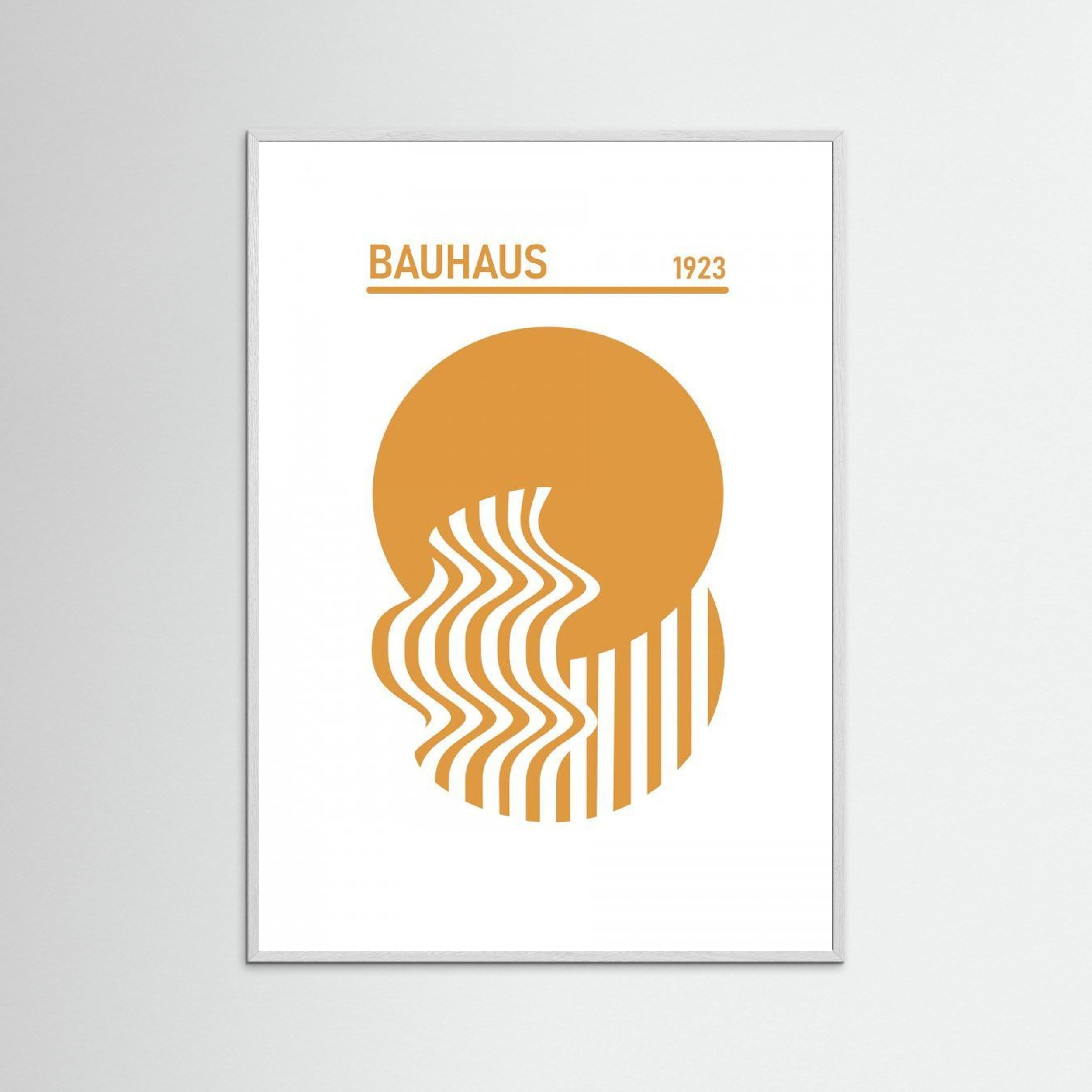 Bauhaus Cirkles by Sannel Larson - Fine Art Paper Print - dreamtprint.art - 14 x 21 cm / 5 x 8″ (A5)