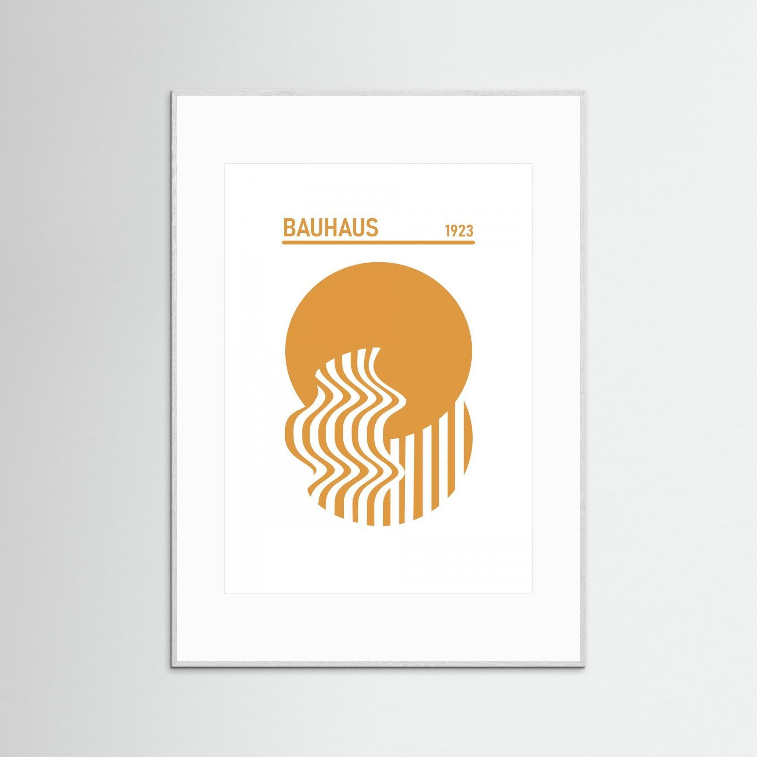 Bauhaus Cirkles by Sannel Larson - Fine Art Paper Print - dreamtprint.art - 14 x 21 cm / 5 x 8″ (A5)