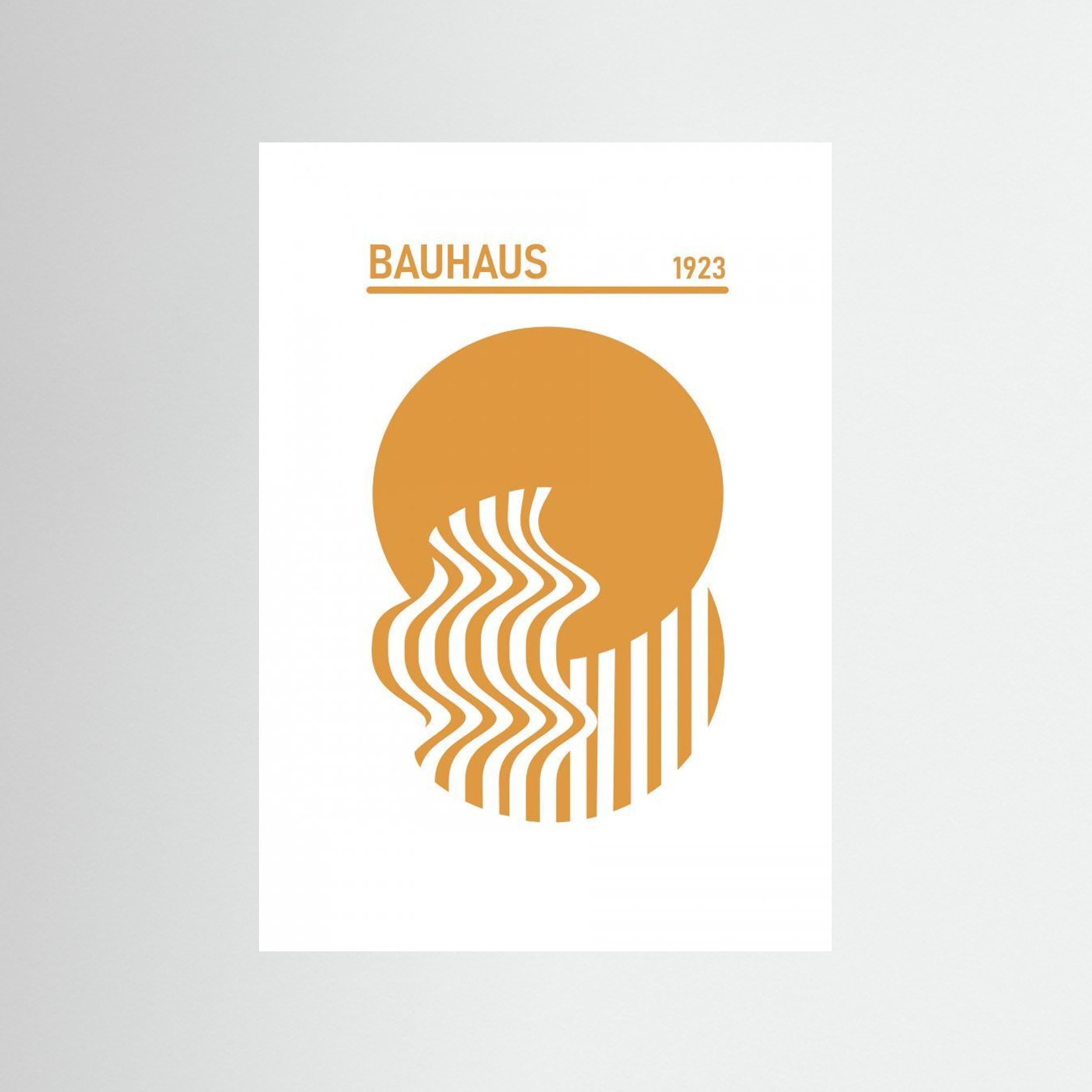 Bauhaus Cirkles by Sannel Larson - Fine Art Paper Print - dreamtprint.art - 14 x 21 cm / 5 x 8″ (A5)