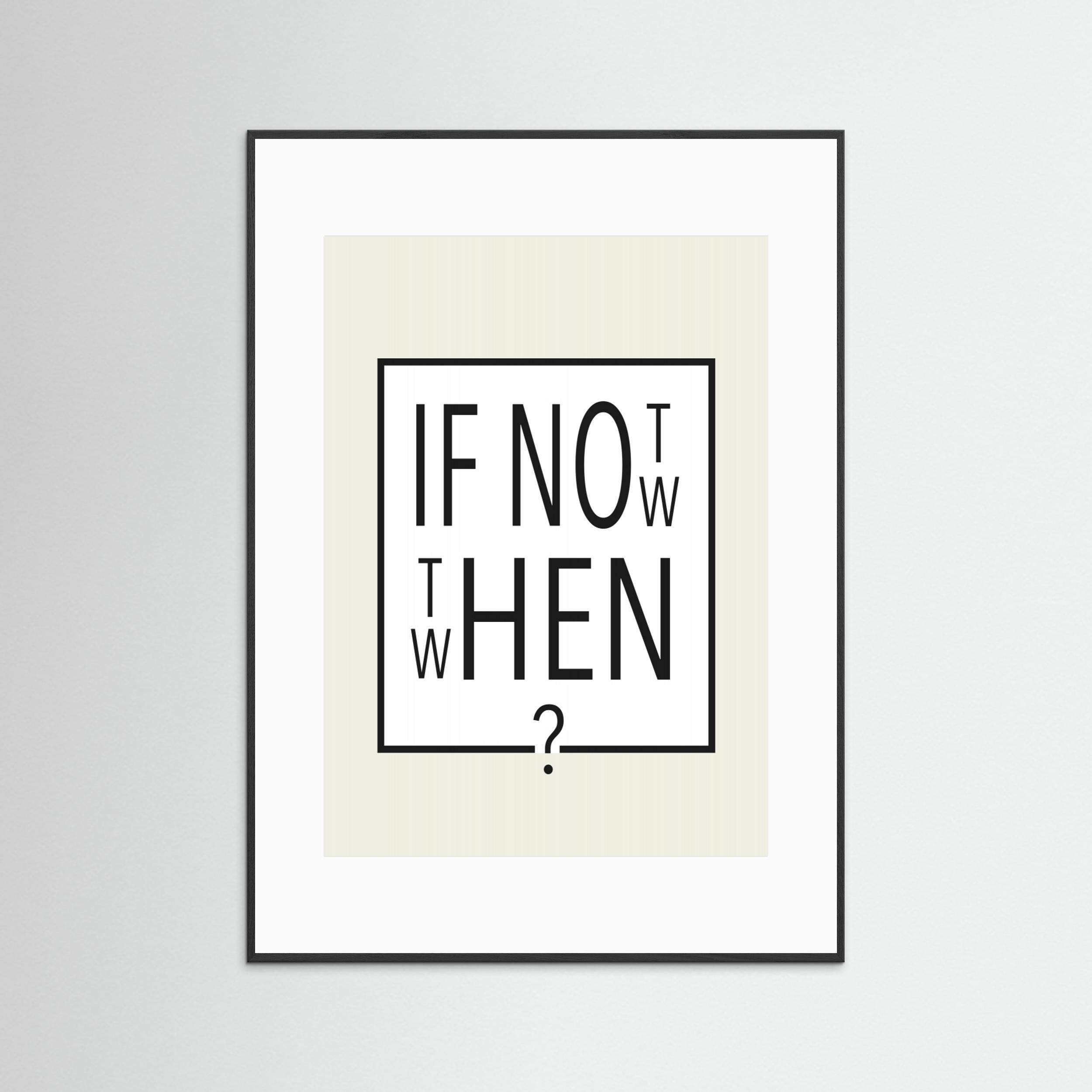 If not now - then when? by Andreas Magnusson