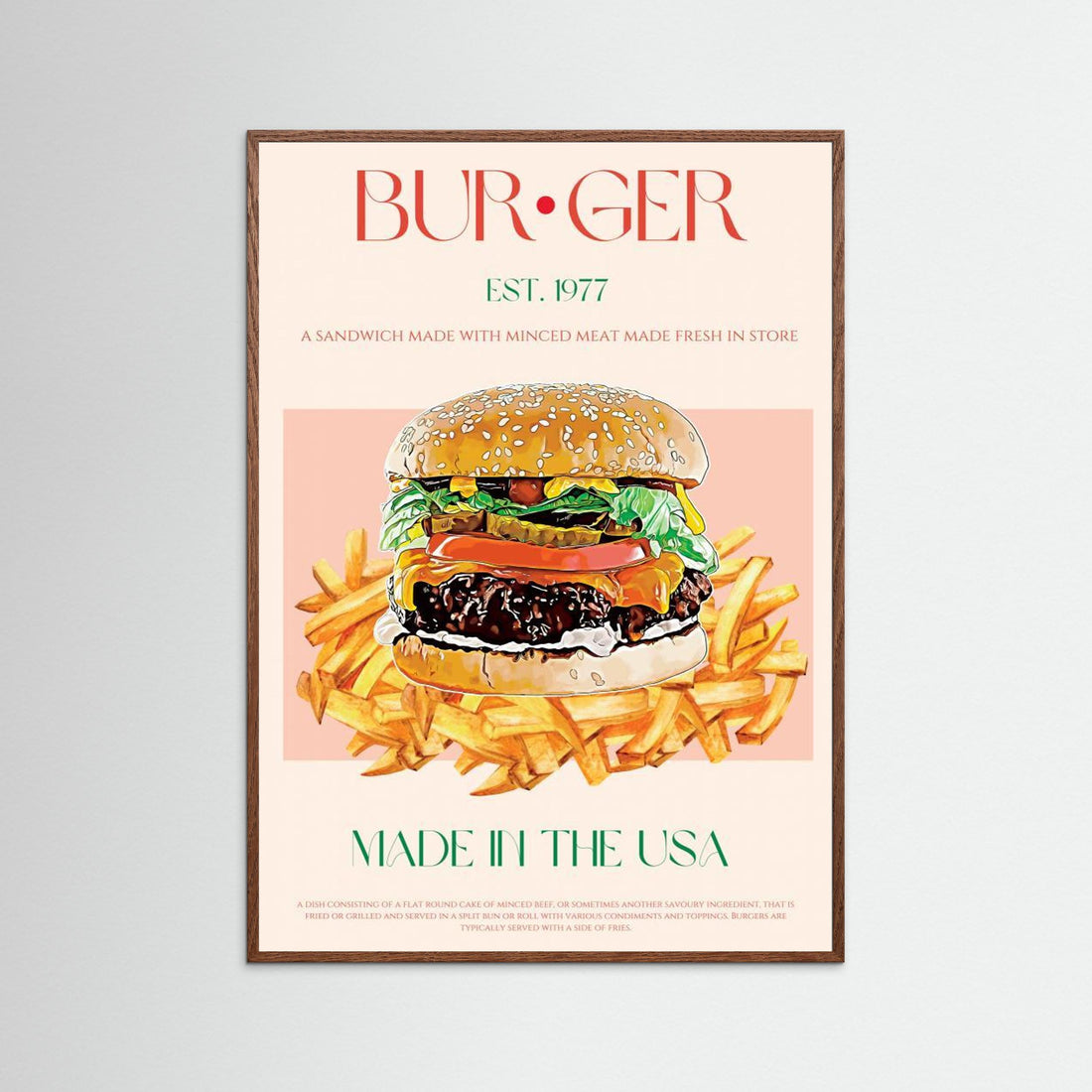 23ratioburgerprint by Nazma Khokhar