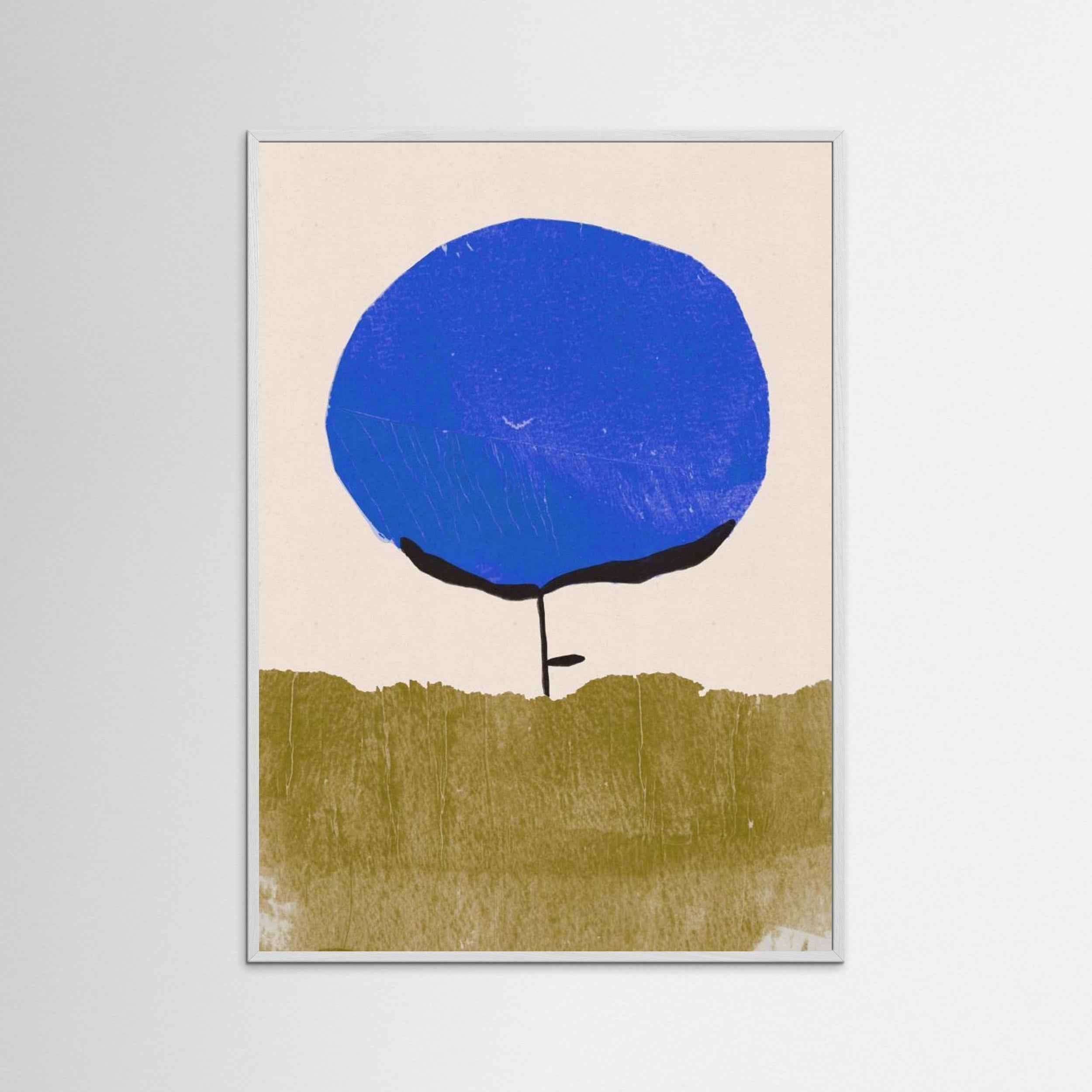 Blue Flower by Alisa Galitsyna - Fine Art Paper Print - dreamtprint.art - 14 x 21 cm / 5 x 8″ (A5)