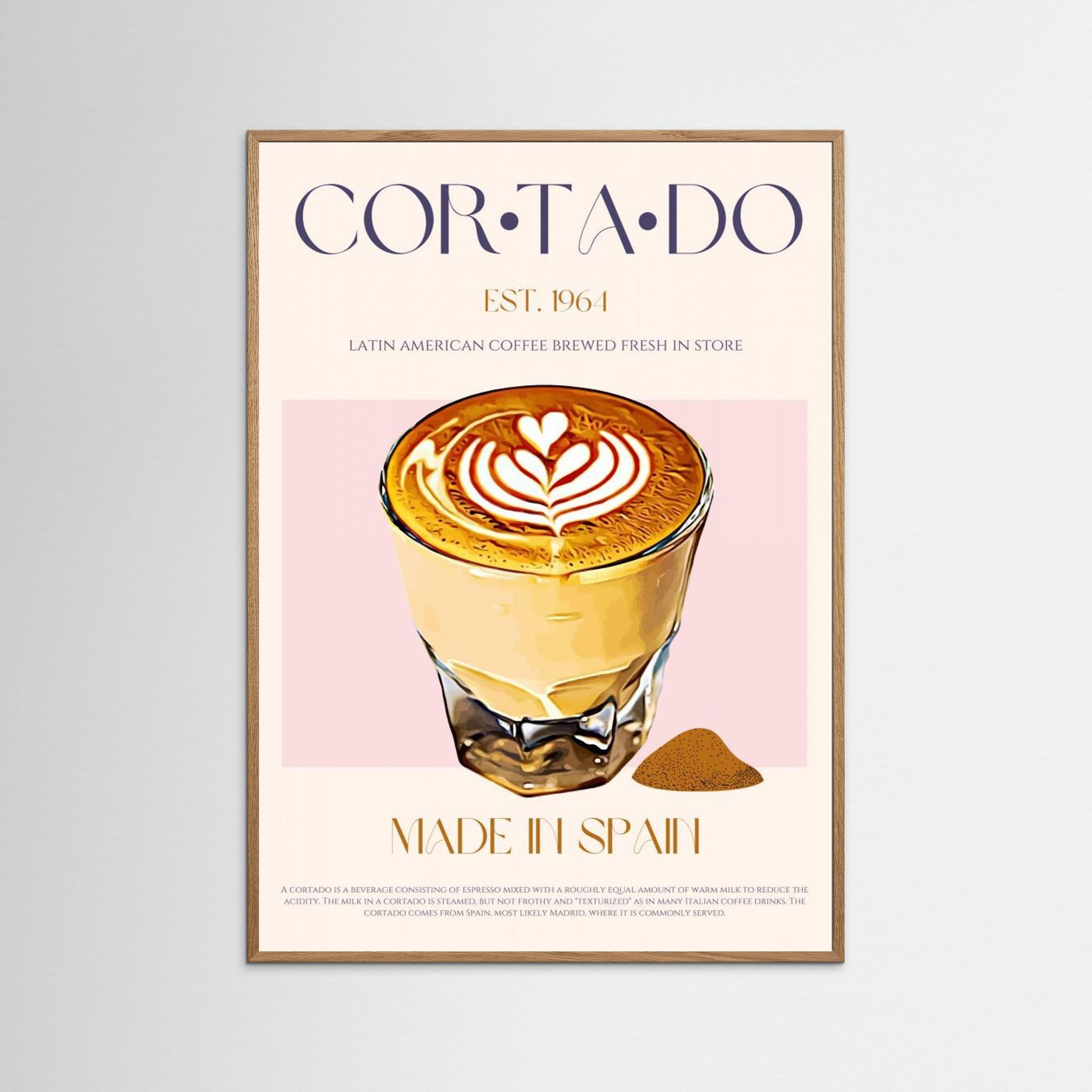 Cortado Coffee by Nazma Khokhar