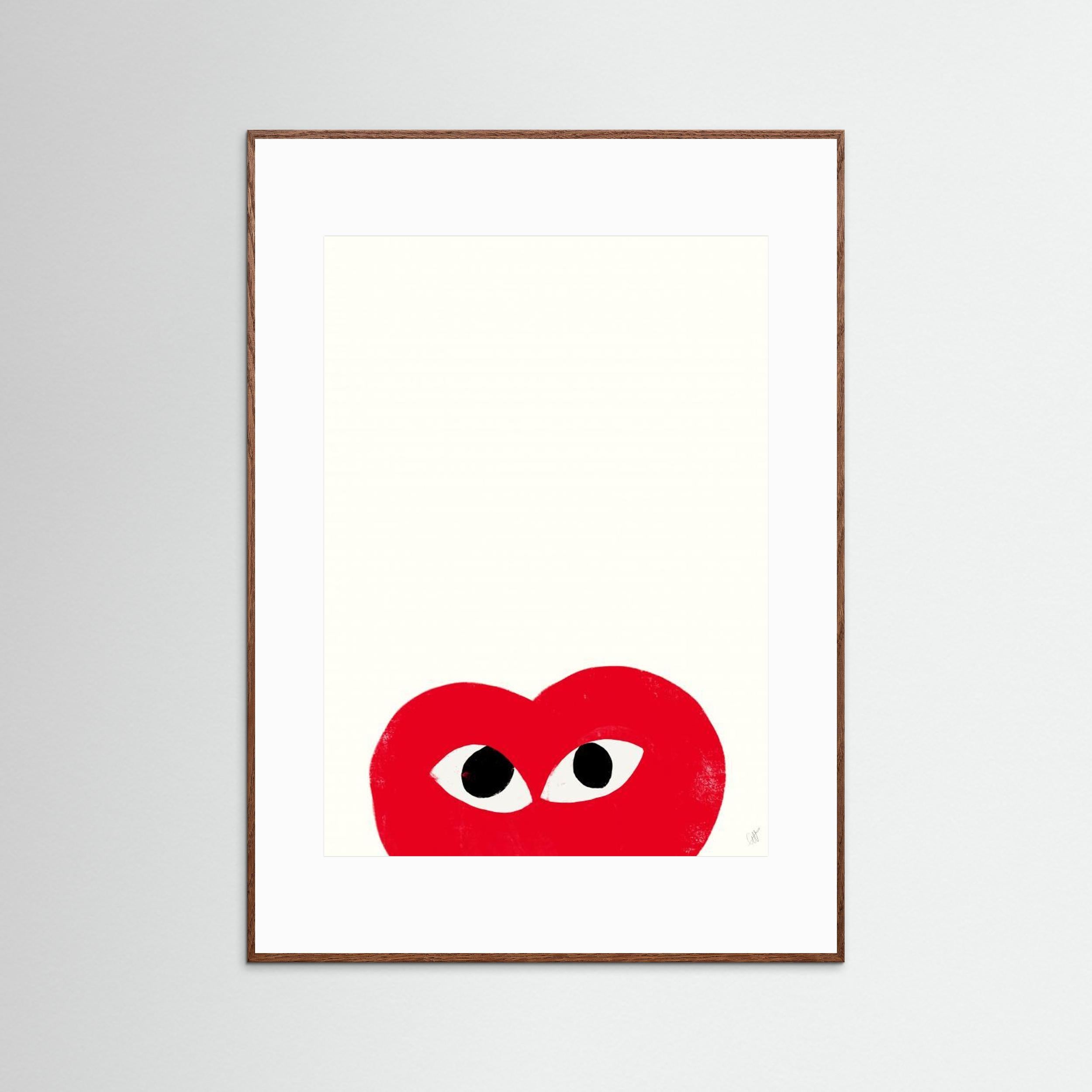 Red heart by Anne Marie Volfova