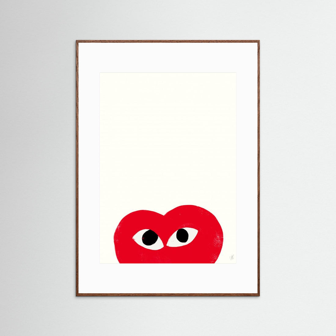 Red heart by Anne Marie Volfova