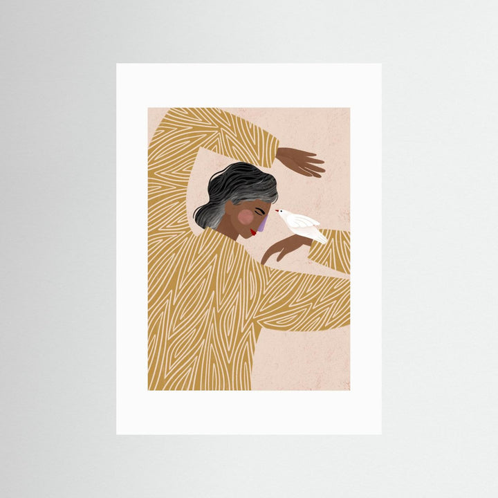 The Woman With He Bird by Bea Müller