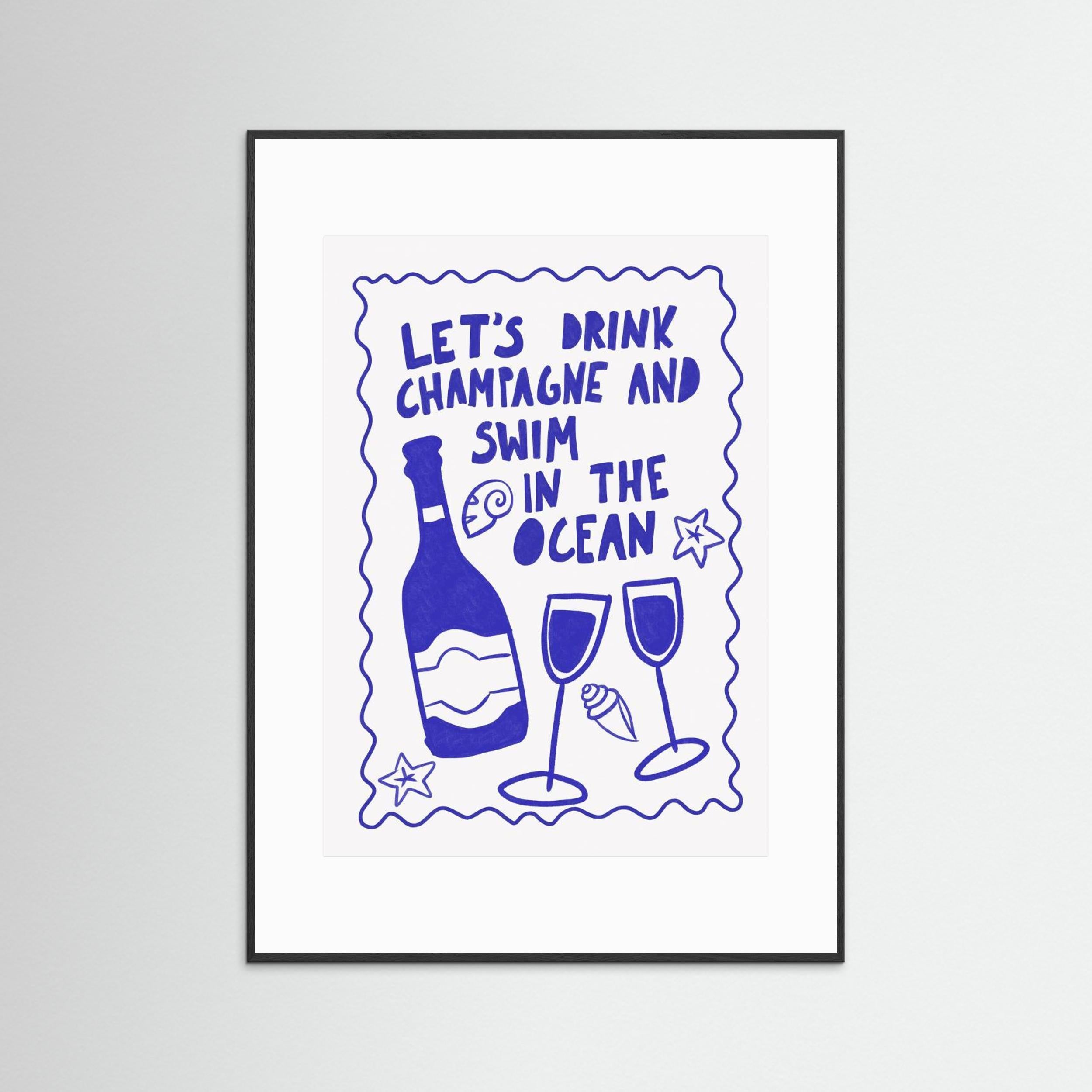 Champagne by the ocean by Athene Fritsch