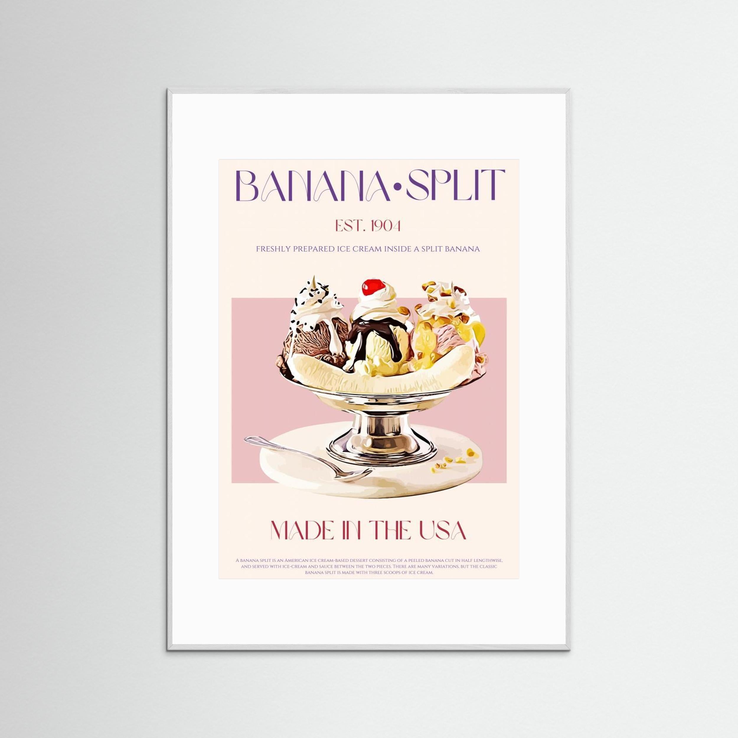 23ratiobananasplitprint by Nazma Khokhar