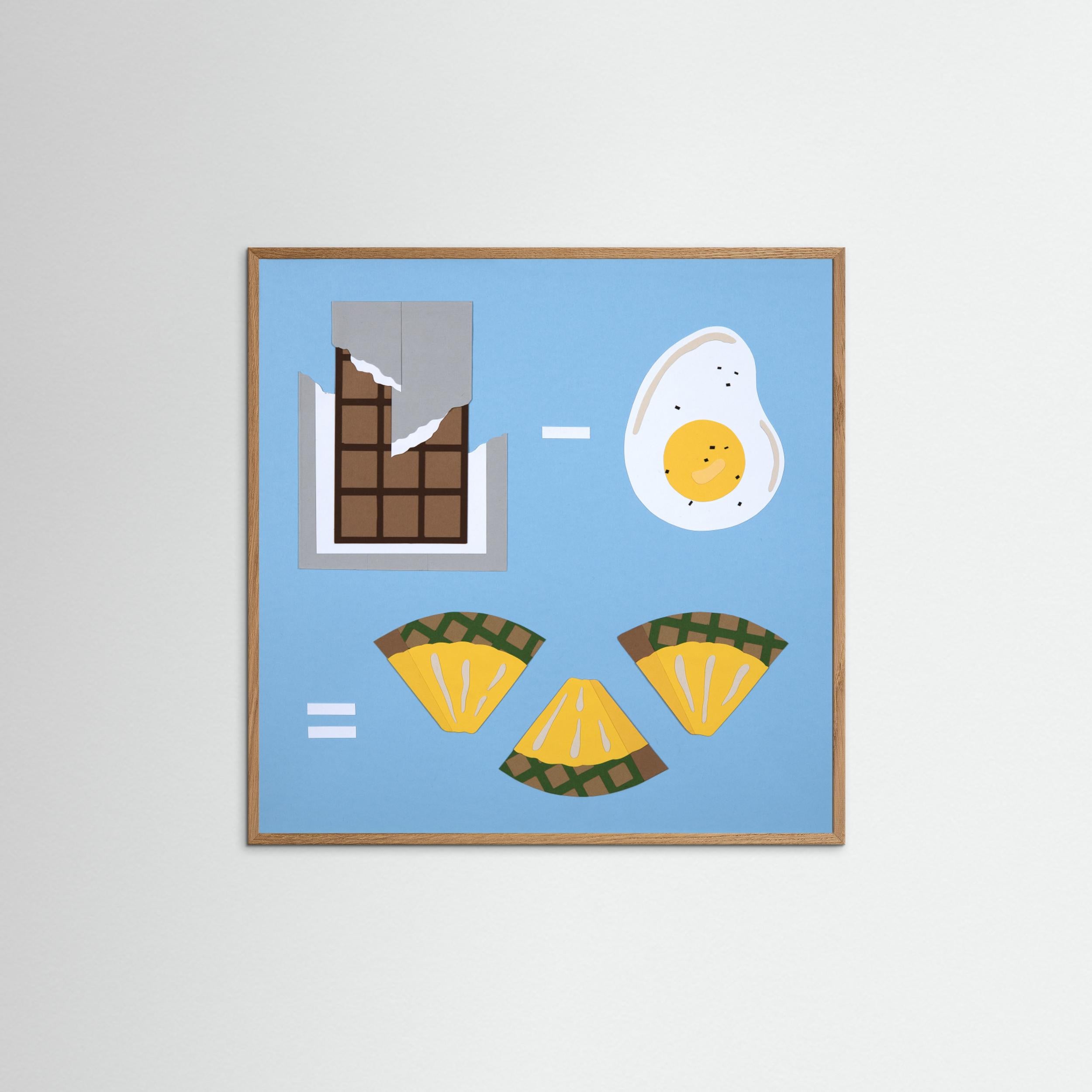 Food Math: Chocolate - Egg = Pineapple by Rankin Willard