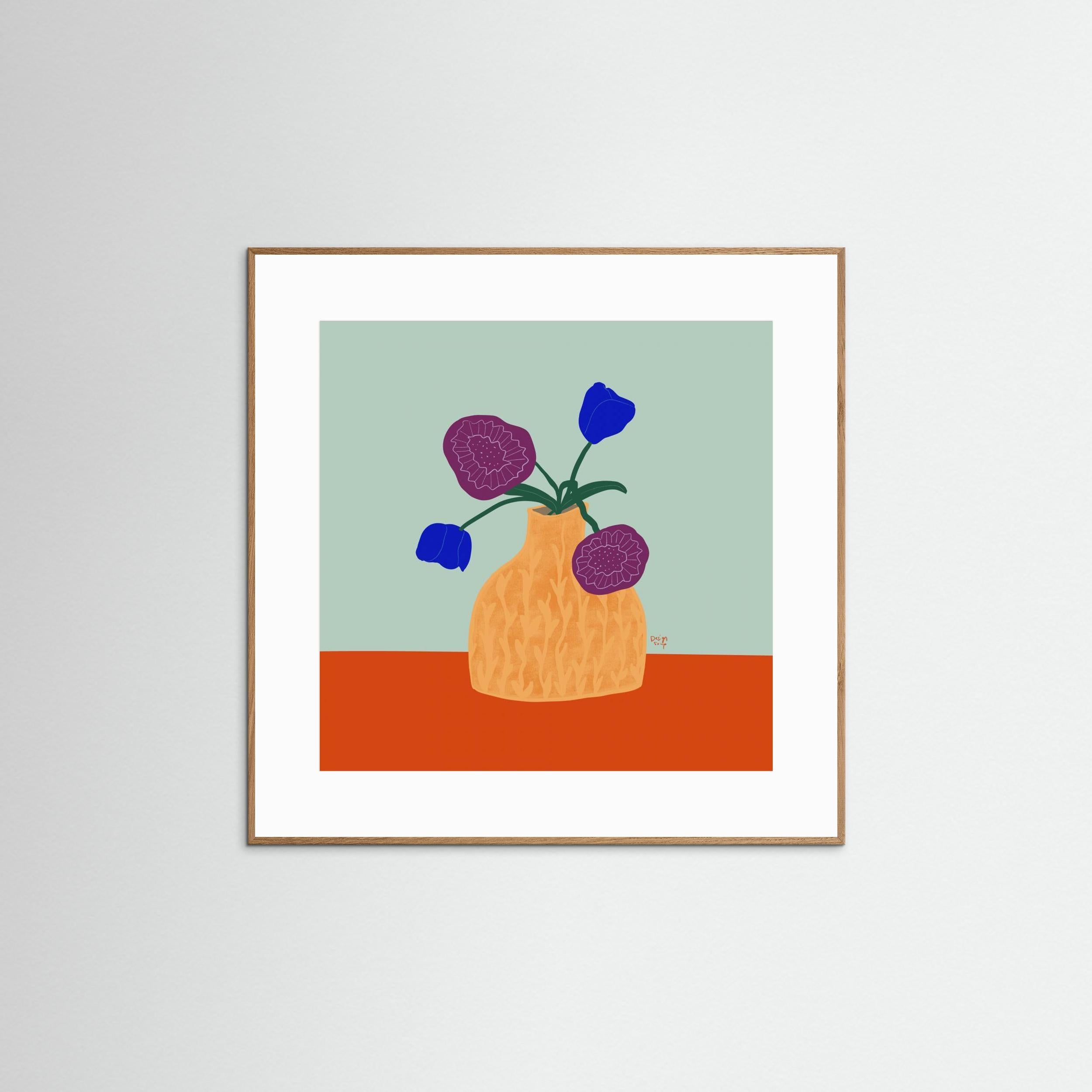 Potted Florals by Alix Campbell