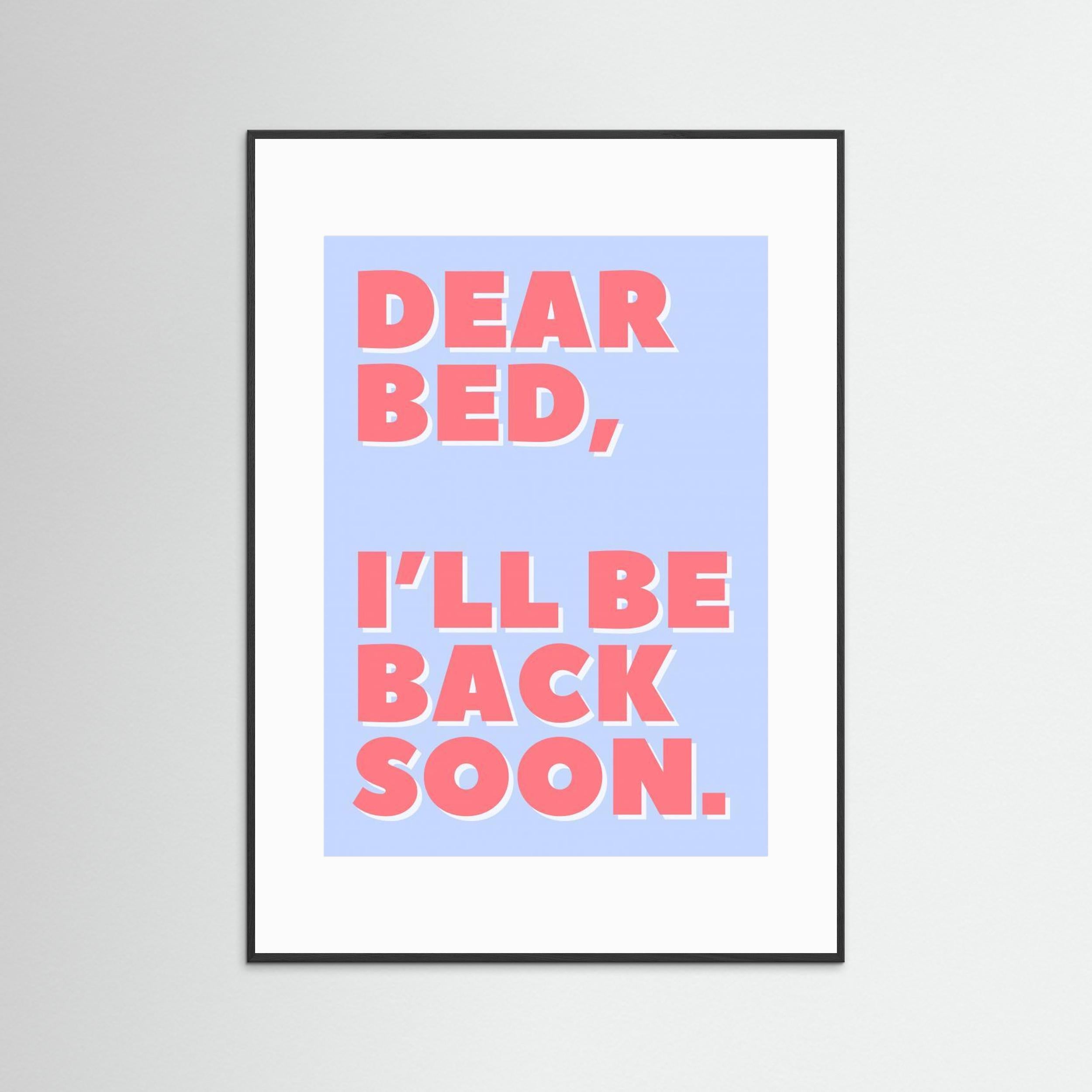 Dear Bed by Athene Fritsch