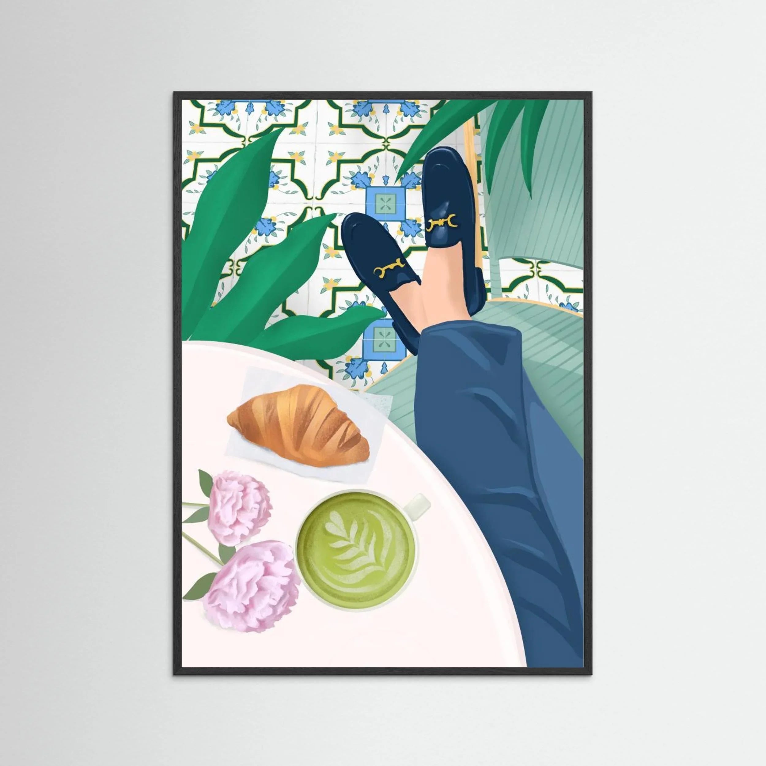 Cafe by Petra Lizde - Fine Art Paper Print - dreamtprint.art - 14 x 21 cm / 5 x 8″ (A5)