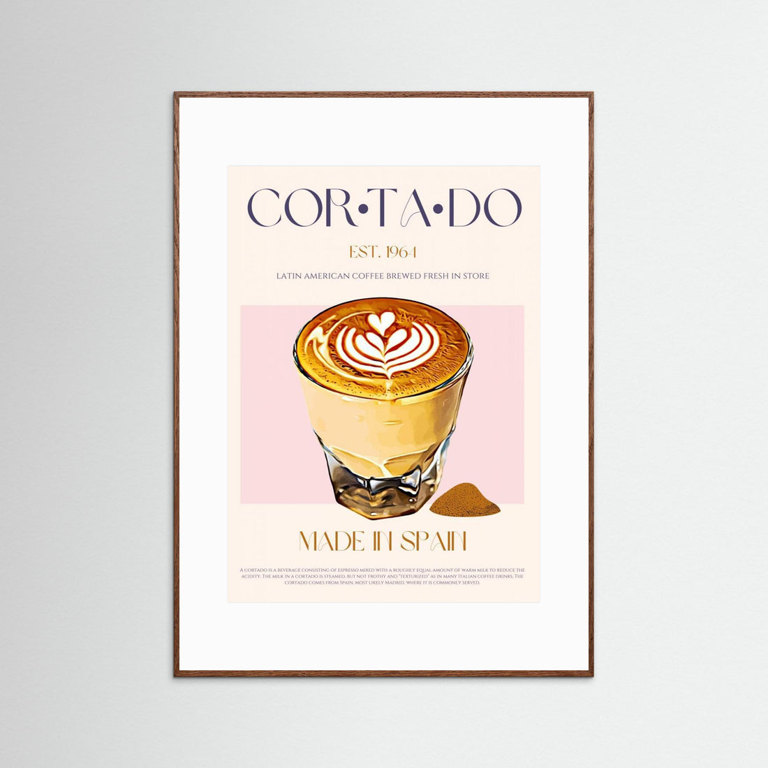 Cortado Coffee by Nazma Khokhar