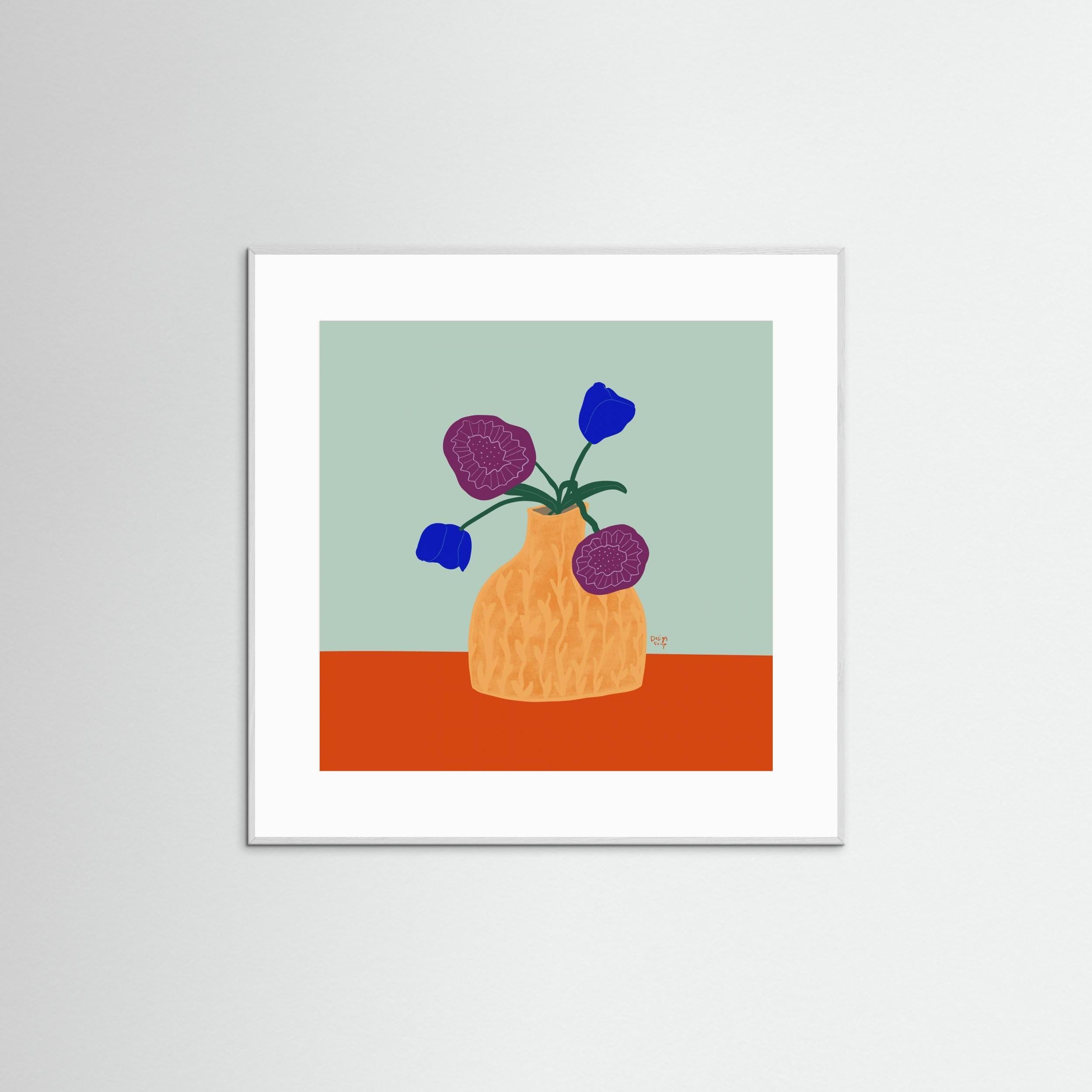 Potted Florals by Alix Campbell