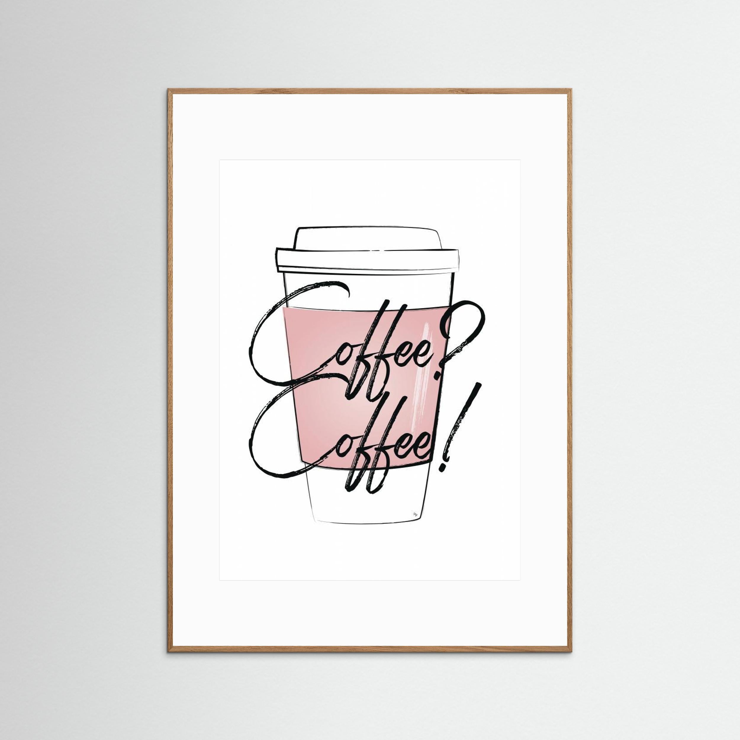 Coffee? Coffee! by Martina - Fine Art Paper Print - dreamtprint.art - 14 x 21 cm / 5 x 8″ (A5)