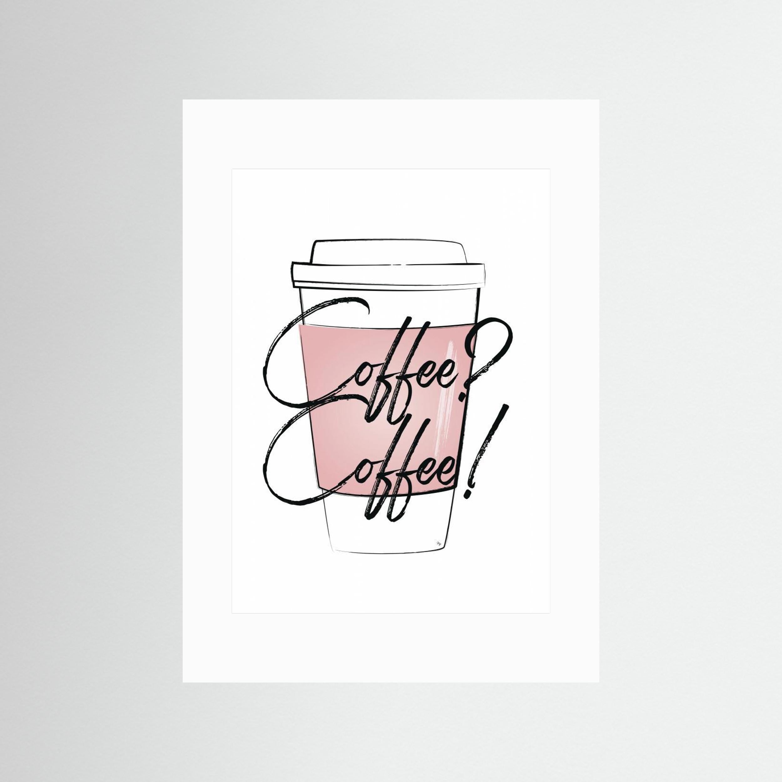 Coffee? Coffee! by Martina - Fine Art Paper Print - dreamtprint.art - 14 x 21 cm / 5 x 8″ (A5)