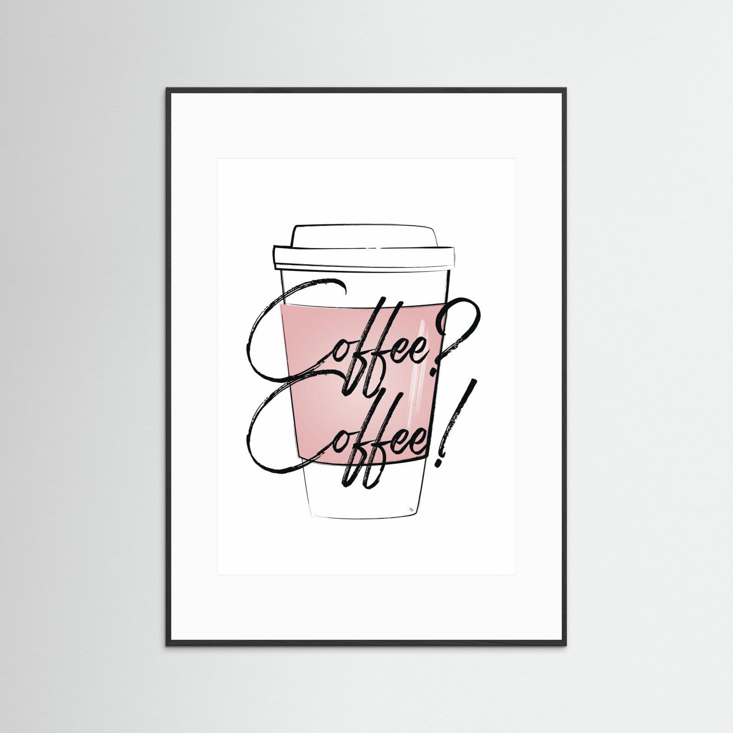 Coffee? Coffee! by Martina - Fine Art Paper Print - dreamtprint.art - 14 x 21 cm / 5 x 8″ (A5)