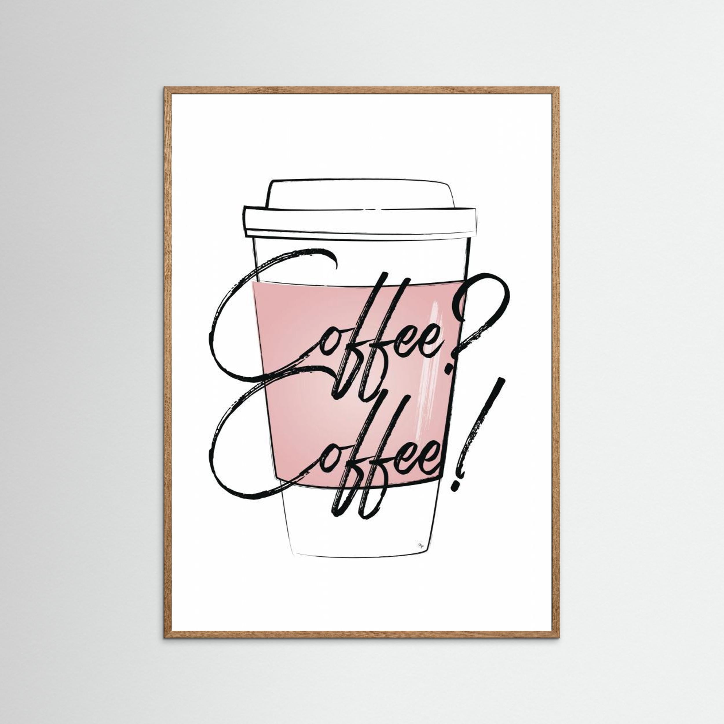 Coffee? Coffee! by Martina - Fine Art Paper Print - dreamtprint.art - 14 x 21 cm / 5 x 8″ (A5)