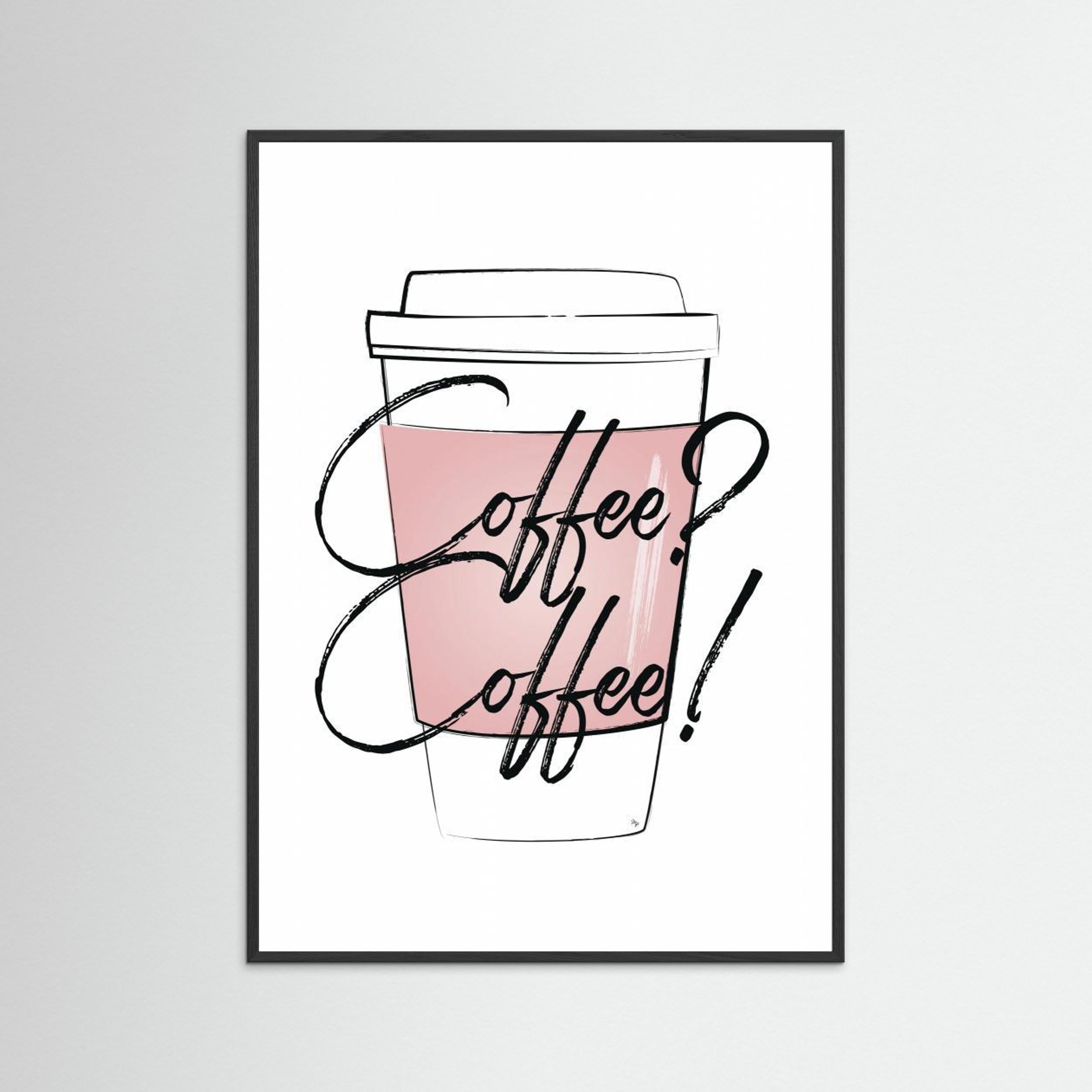 Coffee? Coffee! by Martina - Fine Art Paper Print - dreamtprint.art - 14 x 21 cm / 5 x 8″ (A5)