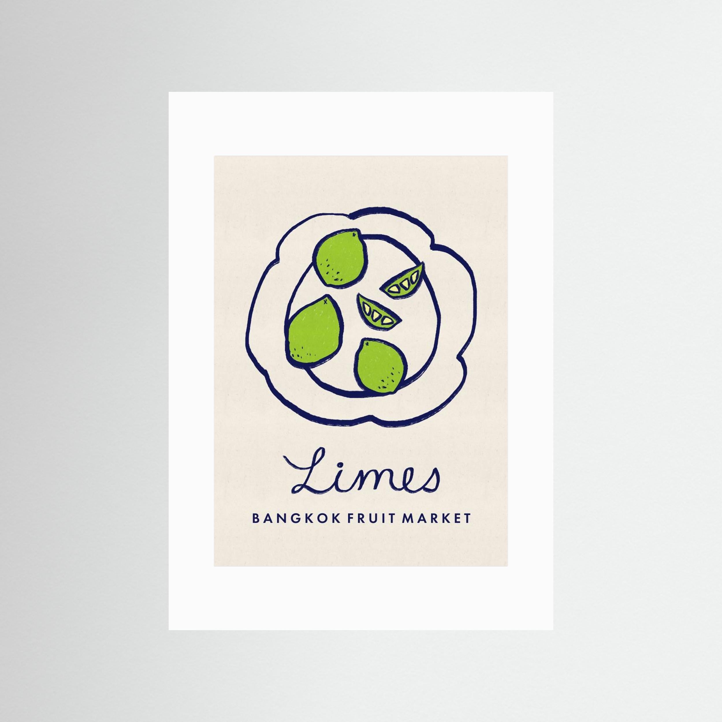 Limes Bangkok Food Market Thailand by Dirkie Nell