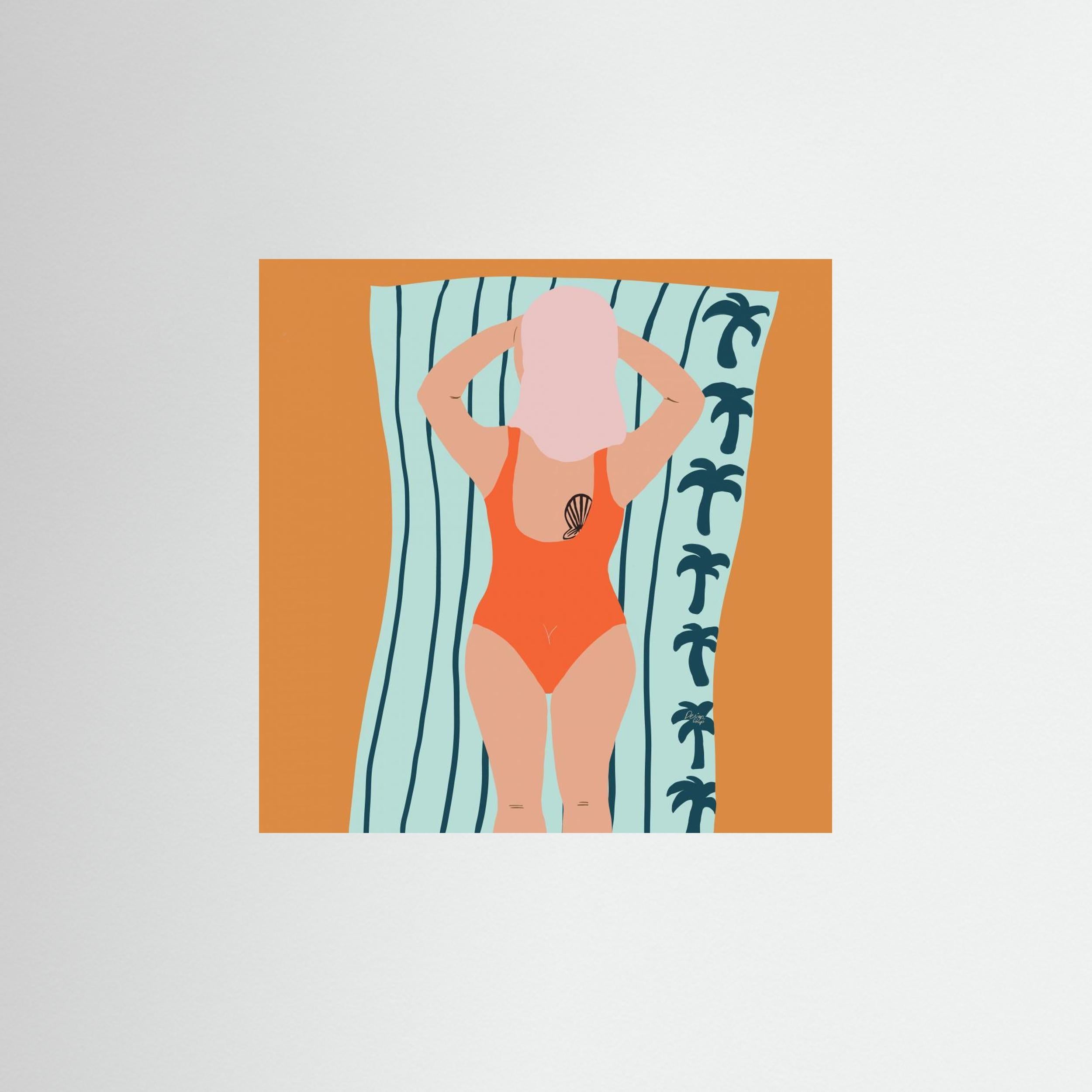 The Red Swimsuit by Alix Campbell