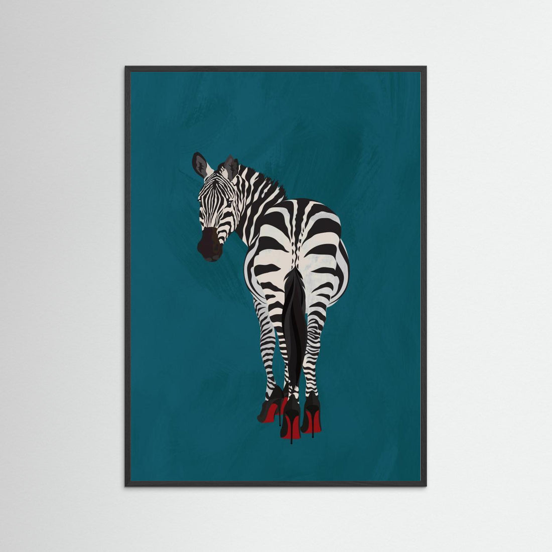 Zebra heels by Sarah Manovski