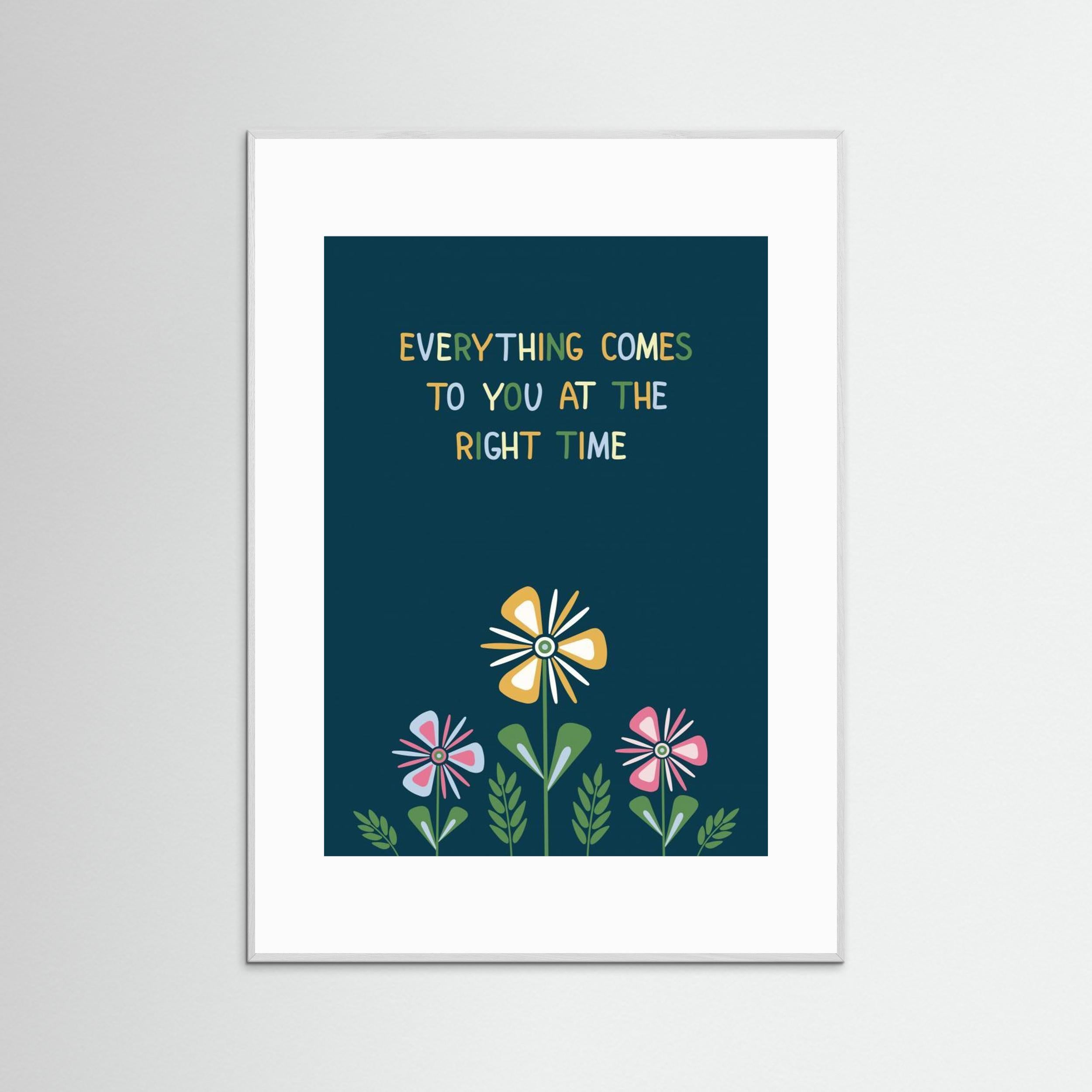 What a Wonderful World - Affirmation Poster 08 by Olena Kovalova