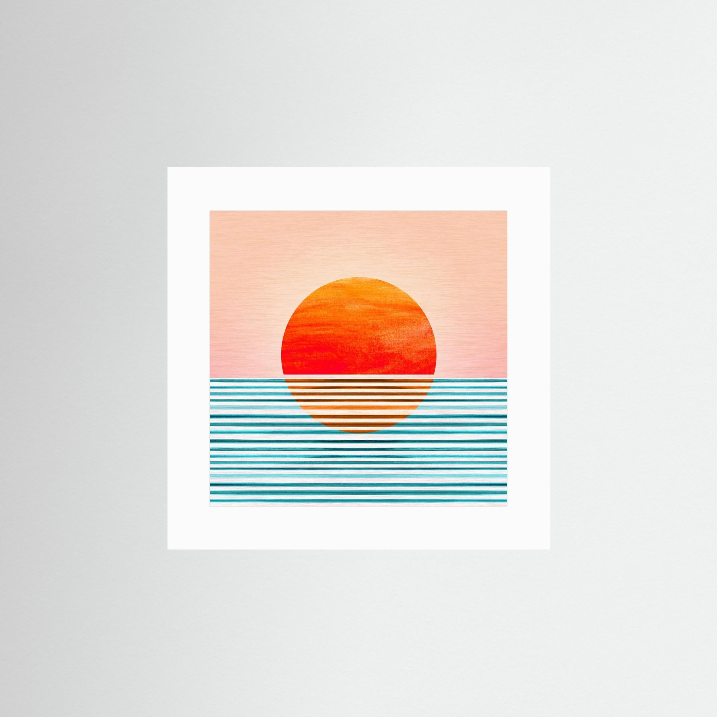 Minimalist Sunset III by Kristian Gallagher
