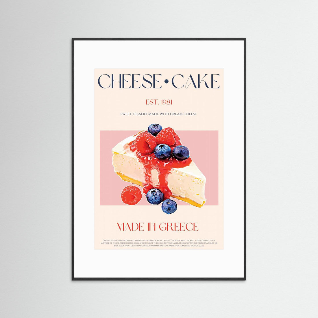 23ratiocheesecakeprint by Nazma Khokhar