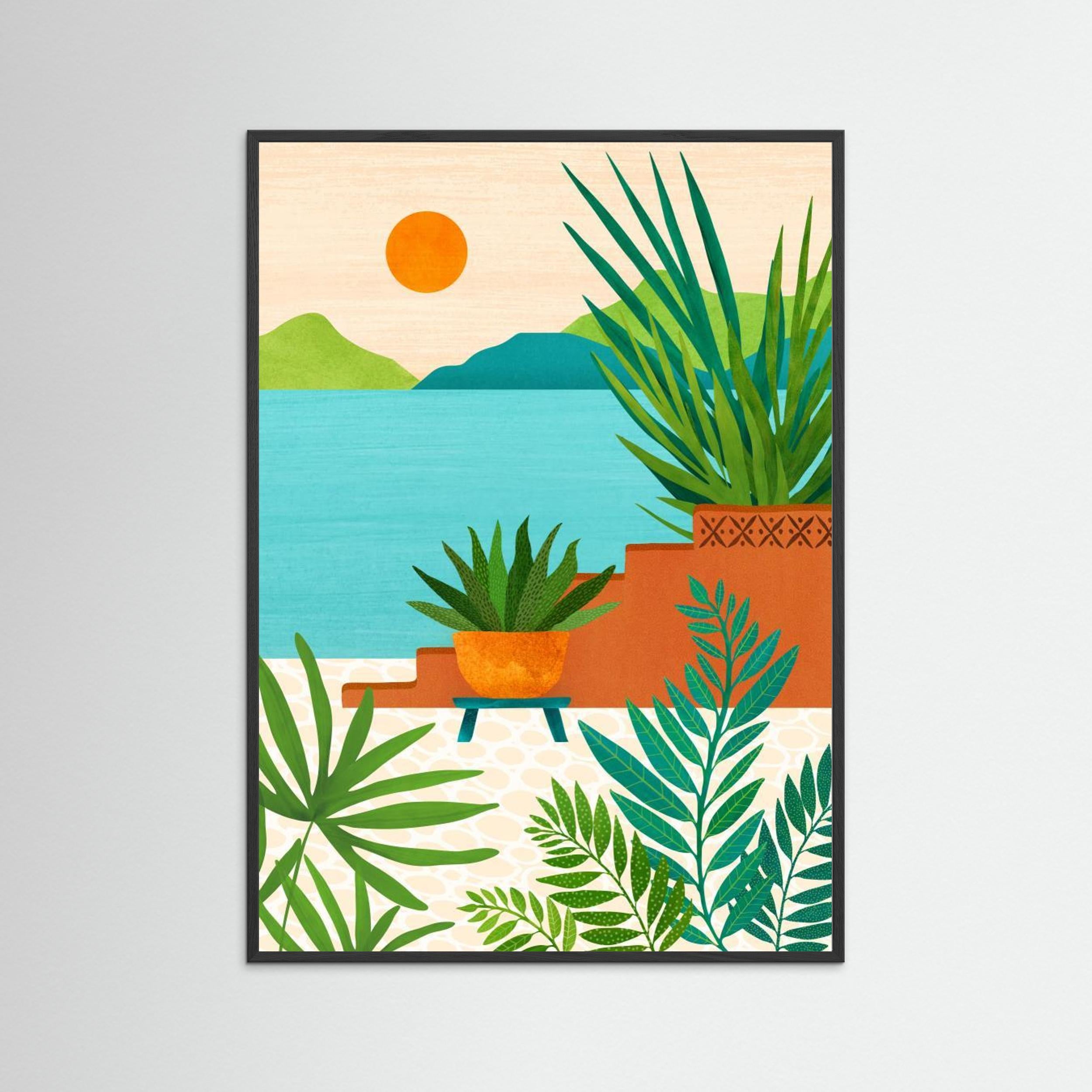 Bali Coast Sunset by Kristian Gallagher