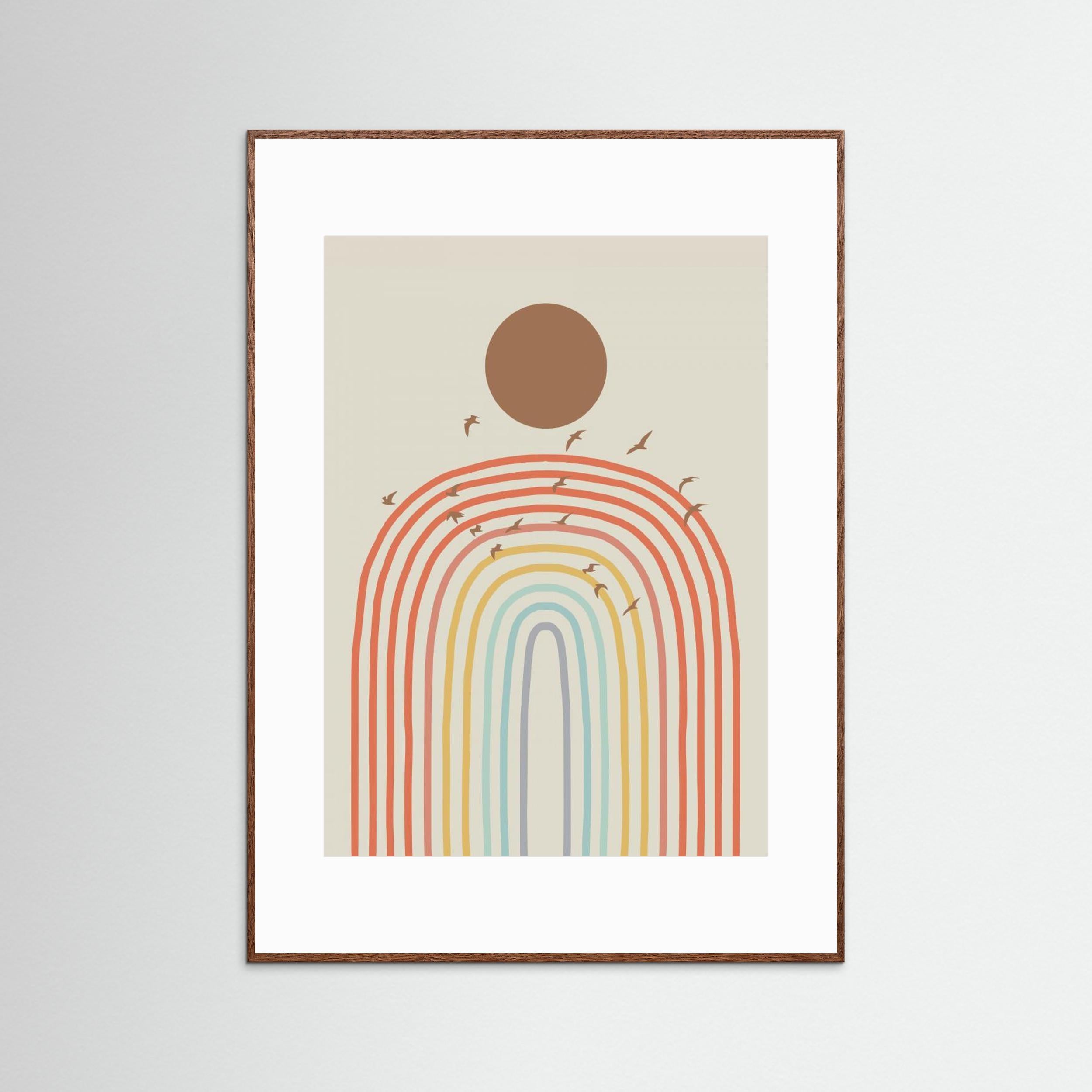 Rainbow Arch and Birds by Little Dean