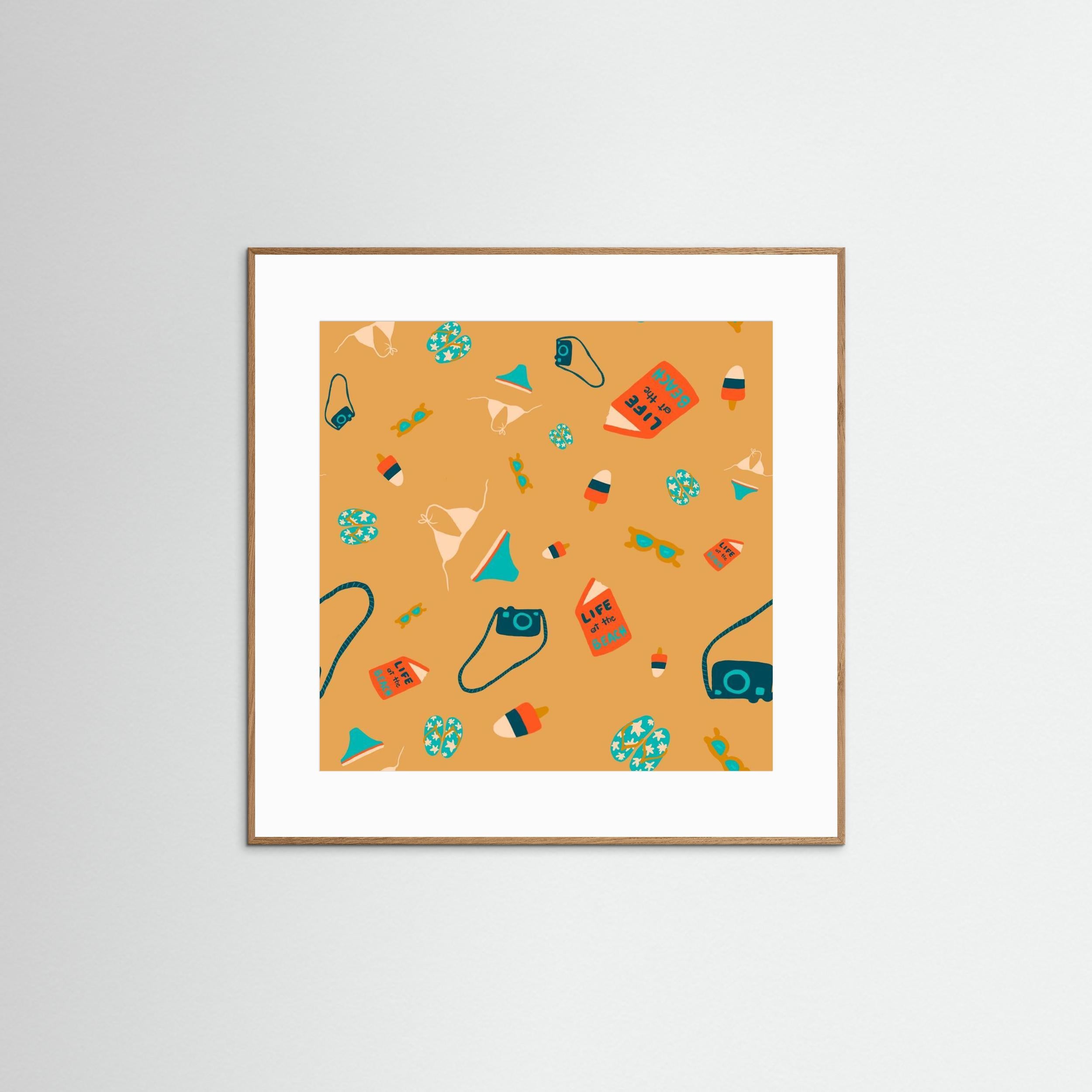 Beach Essentials Pattern by Alix Campbell