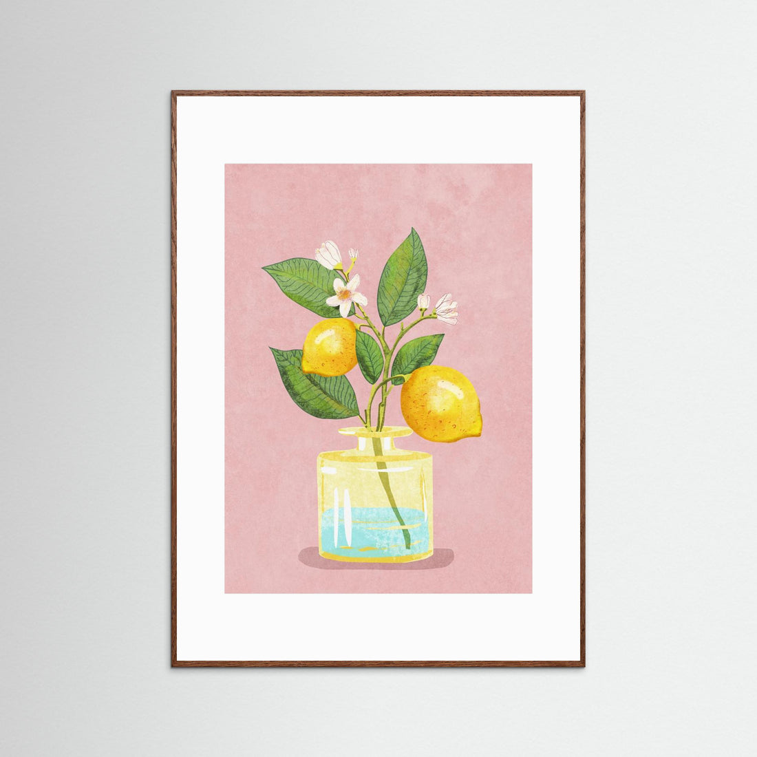 Lemon Bunch In Vase by Raissa Oltmanns