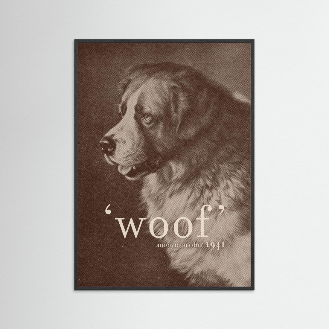 Famous Quote Dog by Florent Bodart