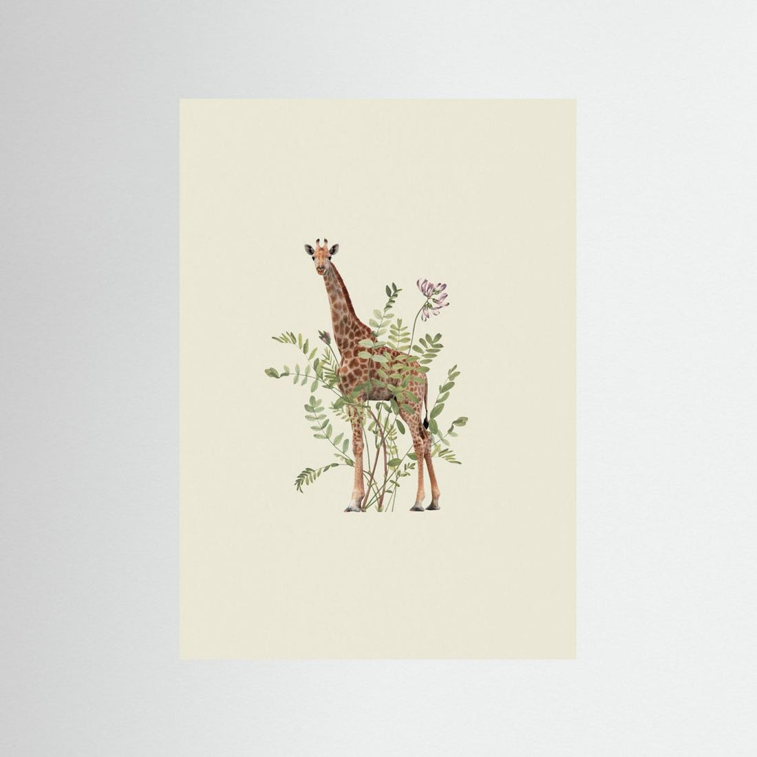Floral giraffe by Frida Floral Studio
