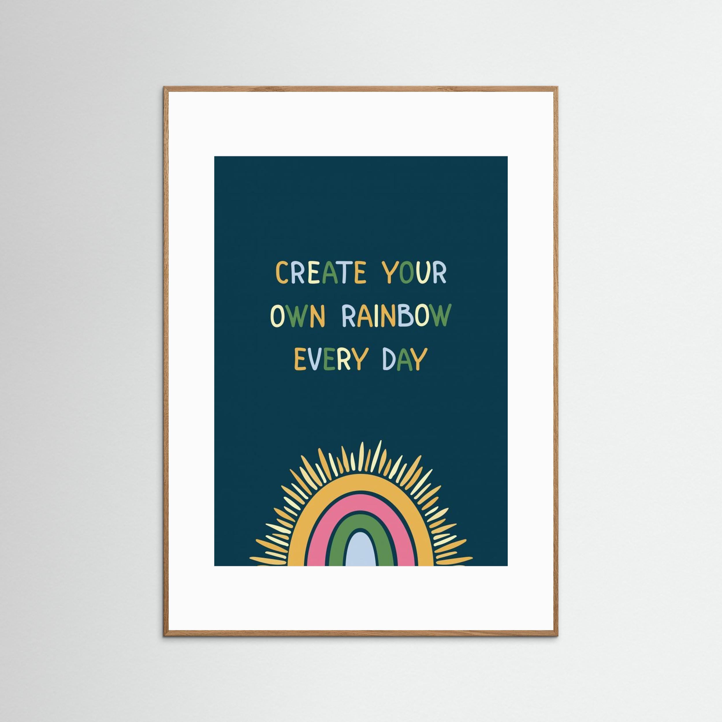 What a Wonderful World - Affirmation Poster 01 by Olena Kovalova