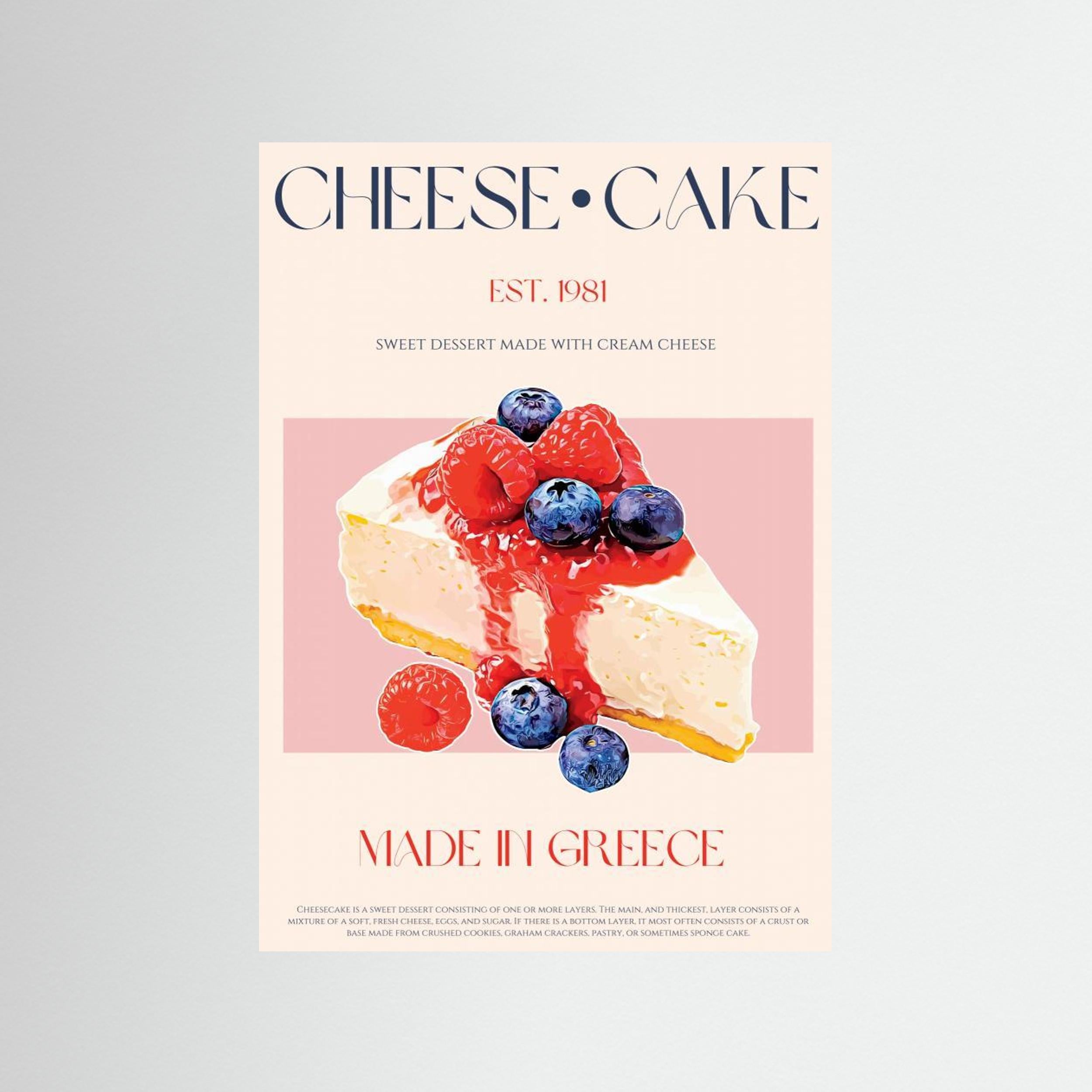 23ratiocheesecakeprint by Nazma Khokhar