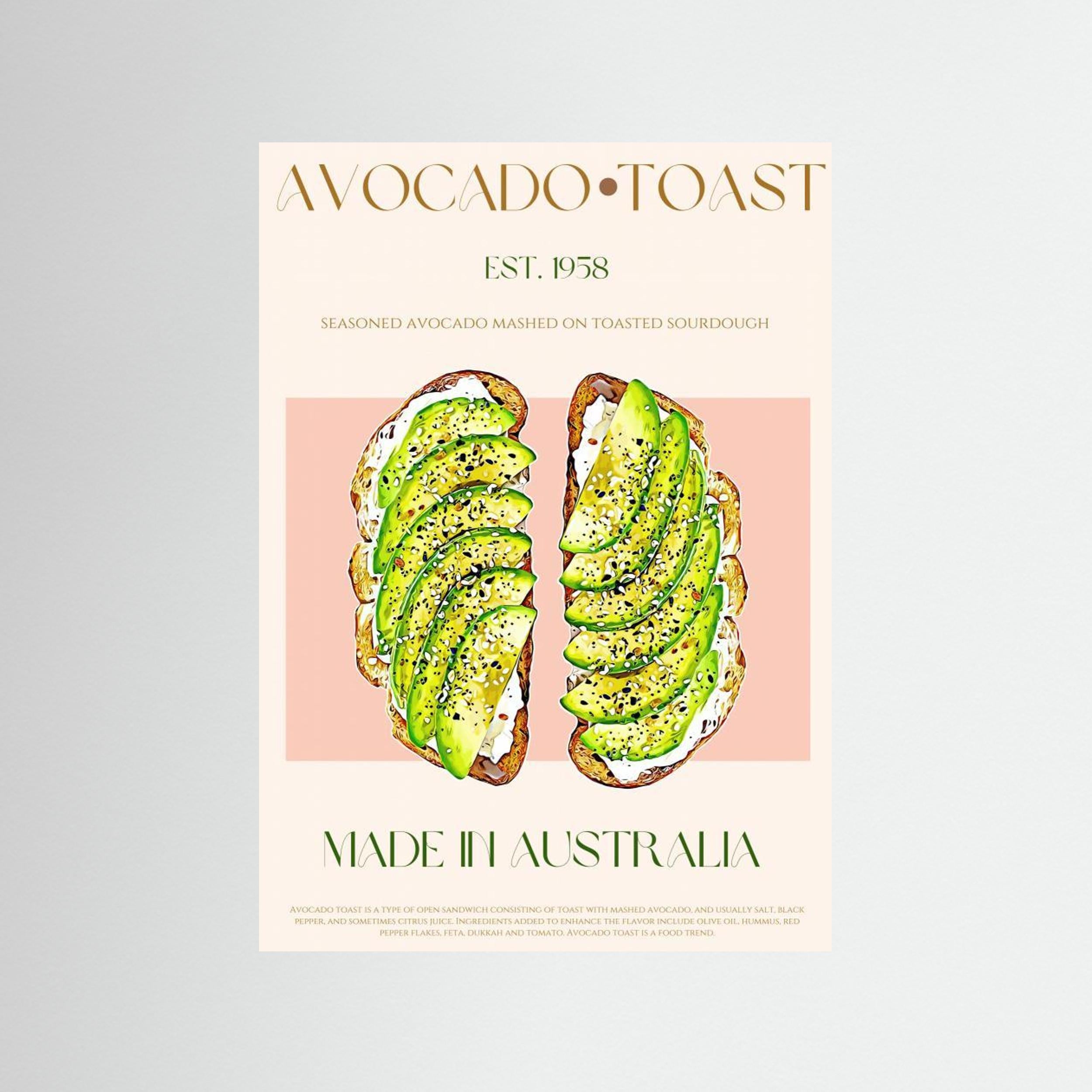 23ratioavocadotoastprint by Nazma Khokhar