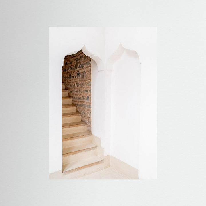 Arch Stairway In Riad In Marrakech   Ibiza Boho Travel Photography 1 by Henrike Schenk