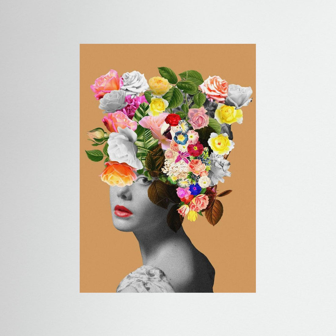 Floral portrait by Frida Floral Studio